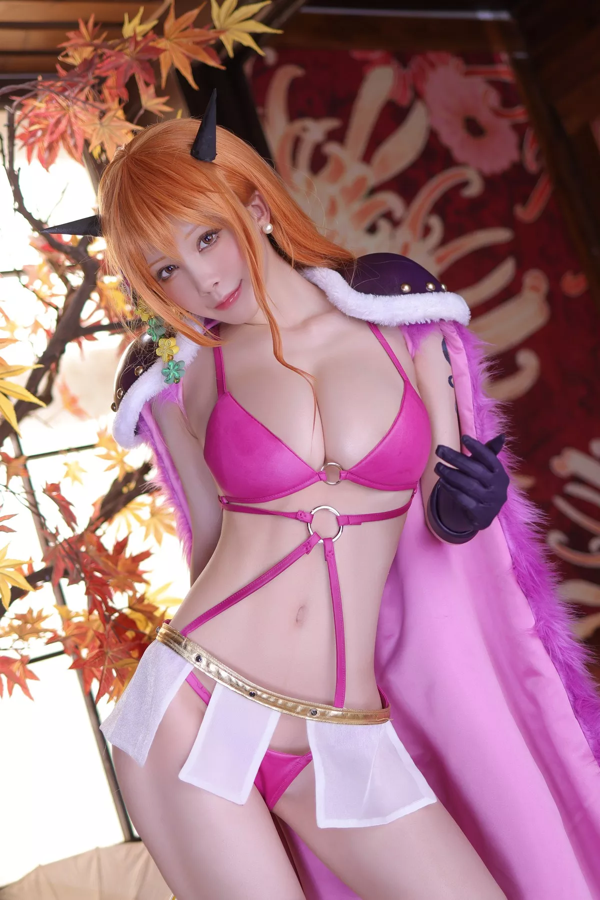 丽人 Cosplay aqua 娜美 私摄 水淼 海贼王 着迷