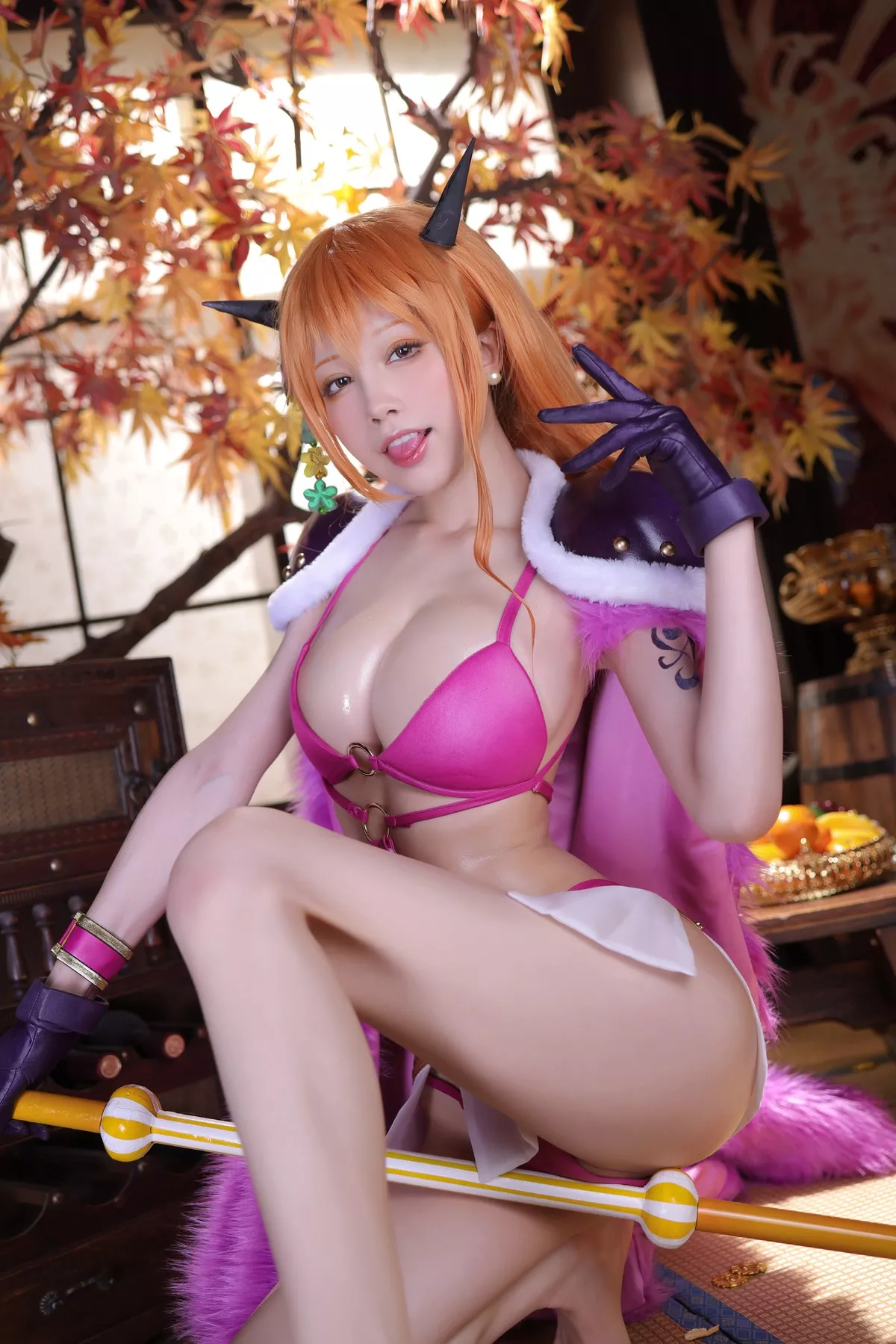 丽人 Cosplay aqua 娜美 私摄 水淼 海贼王 着迷
