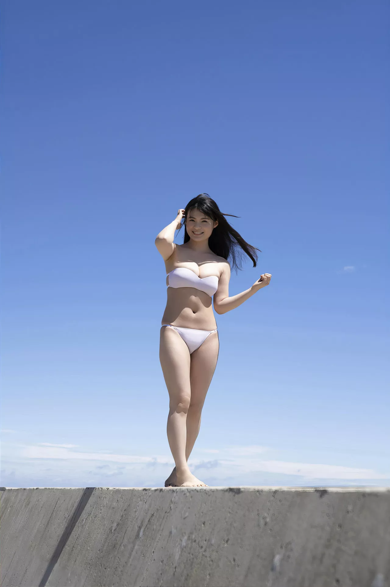 「夏の思い出」 日本 女神 写真 Mizuki Hoshina 全集修正 星名美津�o FRIDAY写真集