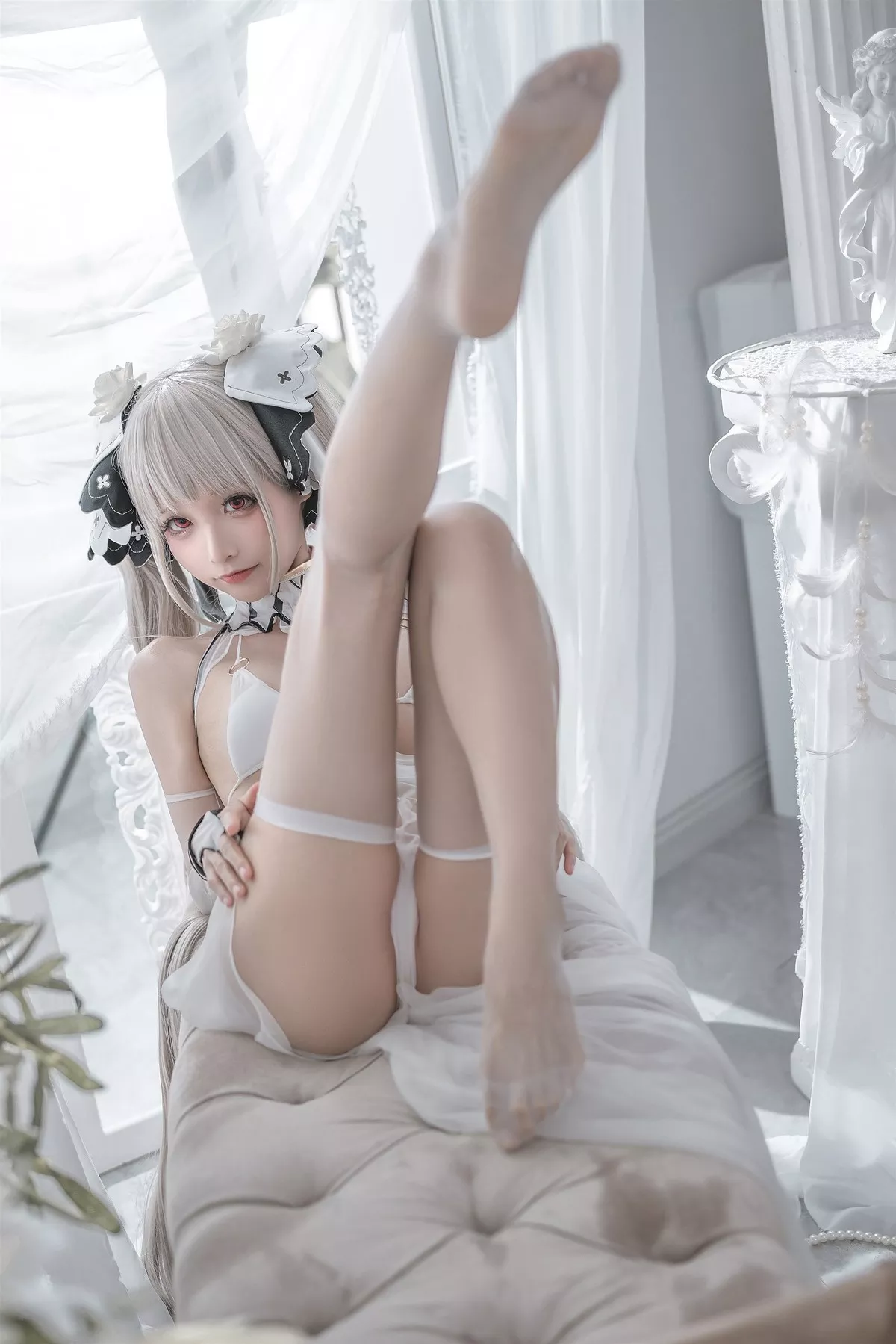 Cosplay 性感 女神 蠢沫沫 可畏婚纱 私拍