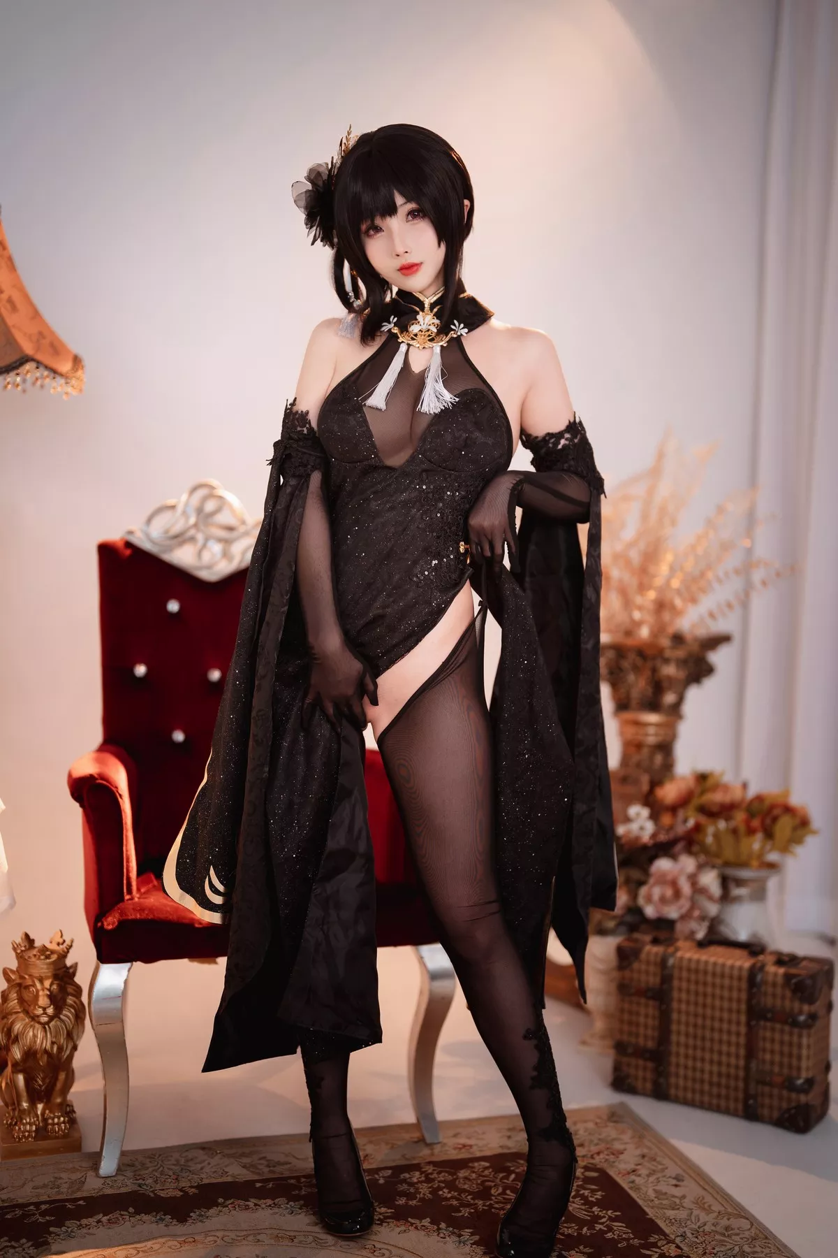 风骚 女神 密拍 双人 Cosplay 黑白镇海 Rioko 凉凉子
