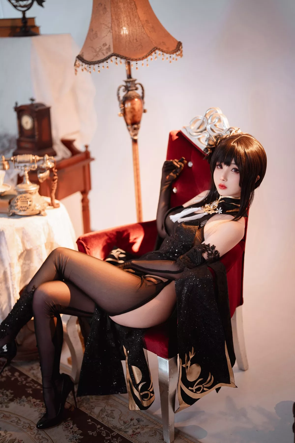 风骚 女神 密拍 双人 Cosplay 黑白镇海 Rioko 凉凉子
