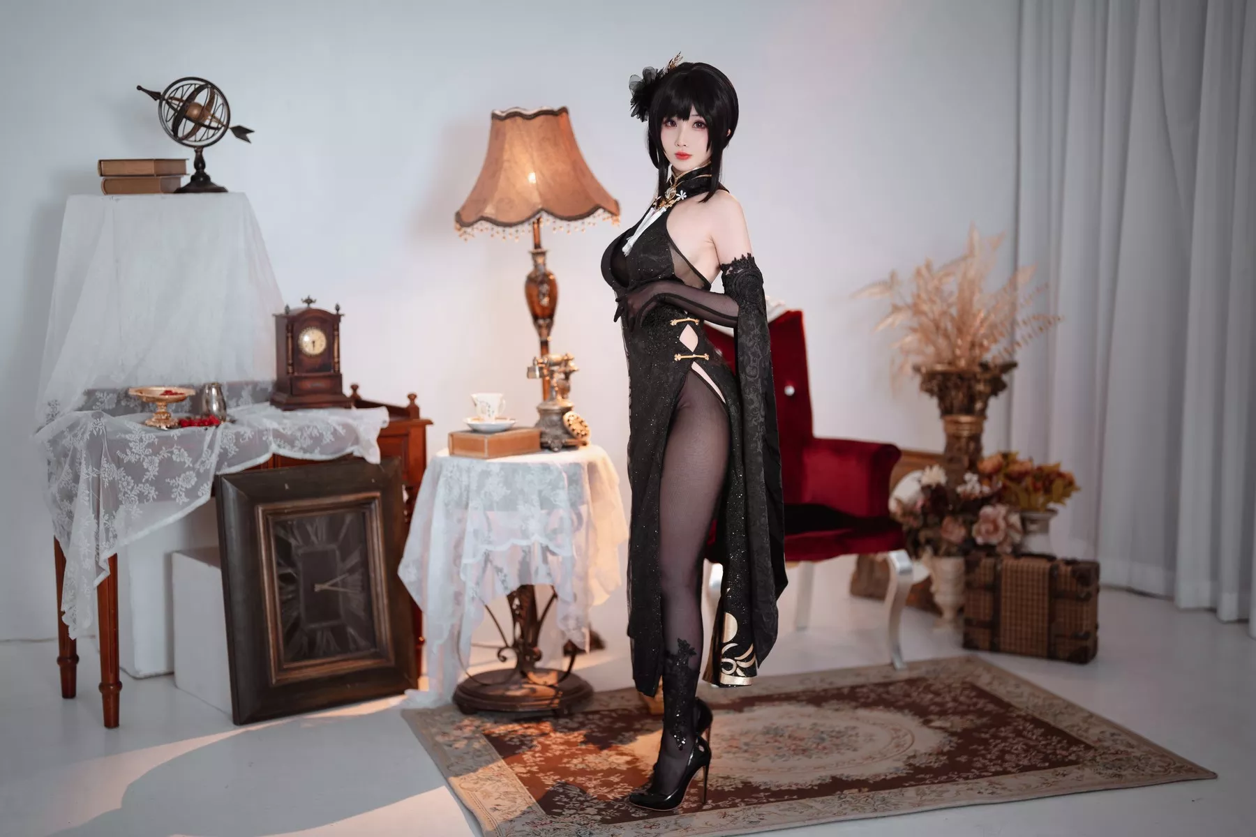 风骚 女神 密拍 双人 Cosplay 黑白镇海 Rioko 凉凉子