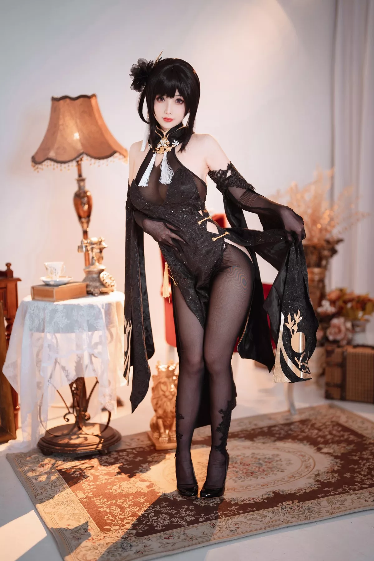 风骚 女神 密拍 双人 Cosplay 黑白镇海 Rioko 凉凉子