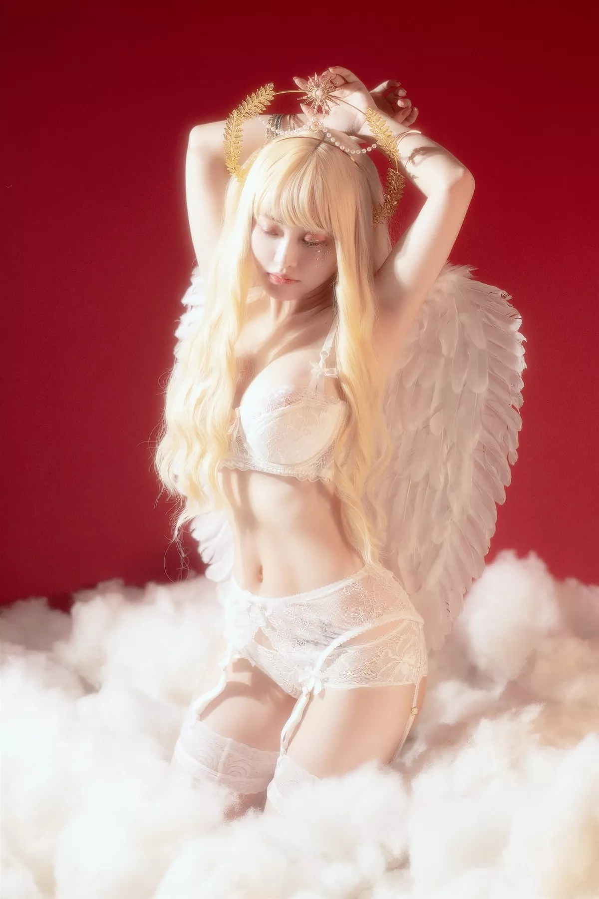 妩媚 Cosplay 尾巴天使 佳人 小何同学 私摄