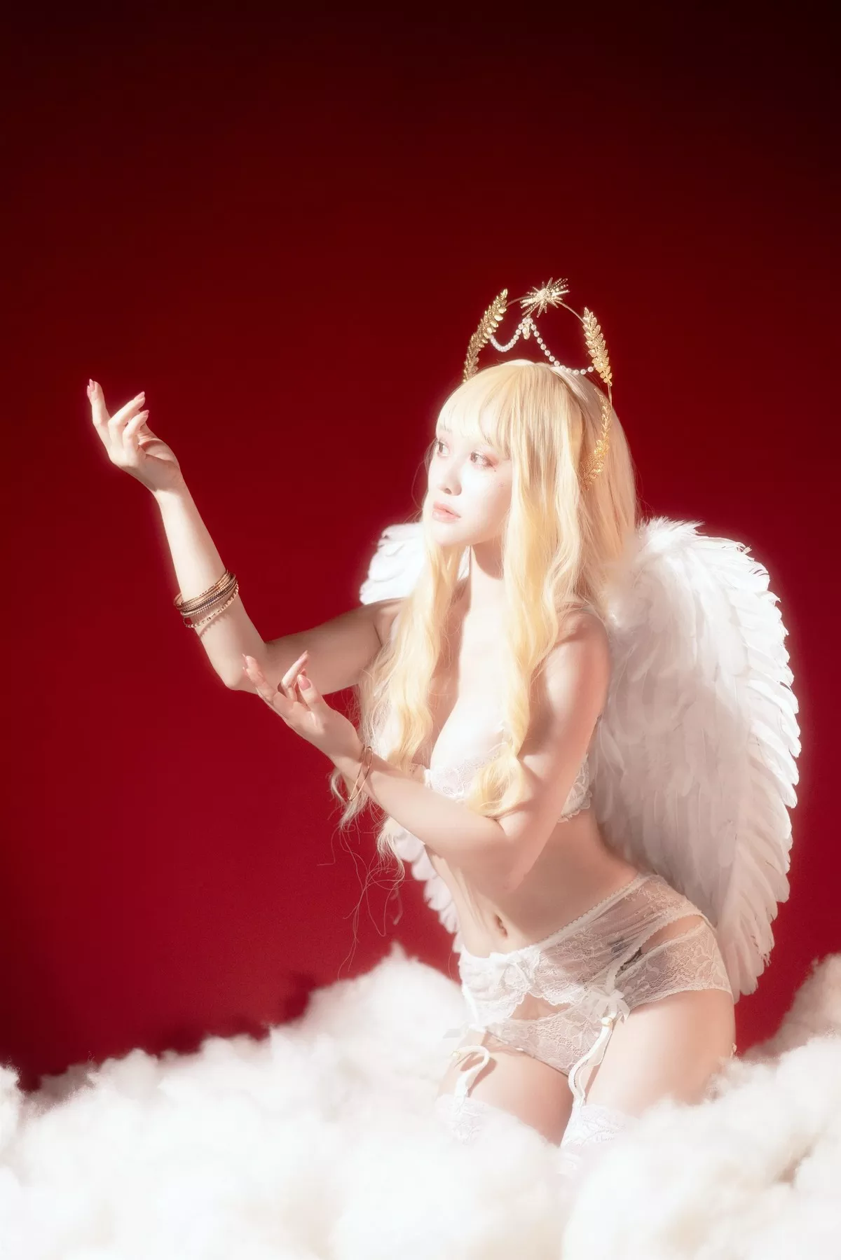 妩媚 Cosplay 尾巴天使 佳人 小何同学 私摄