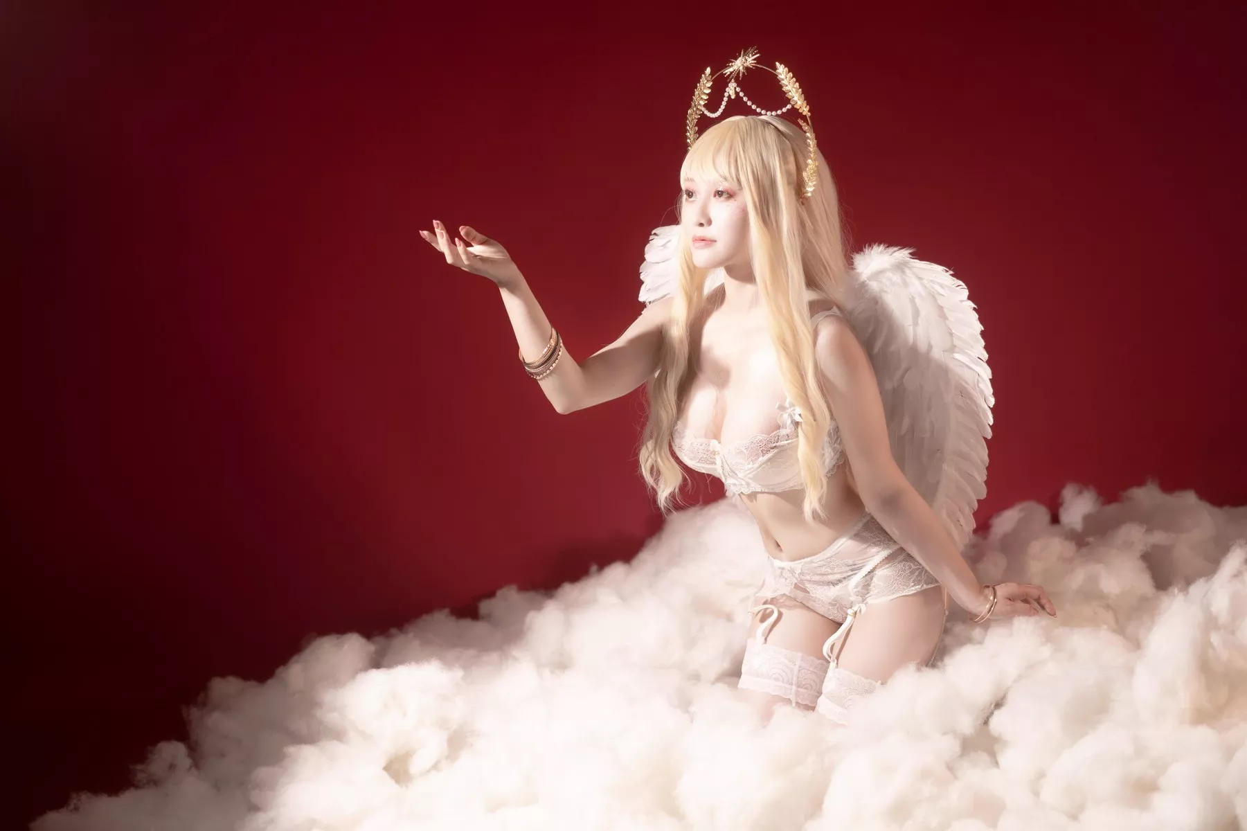 妩媚 Cosplay 尾巴天使 佳人 小何同学 私摄