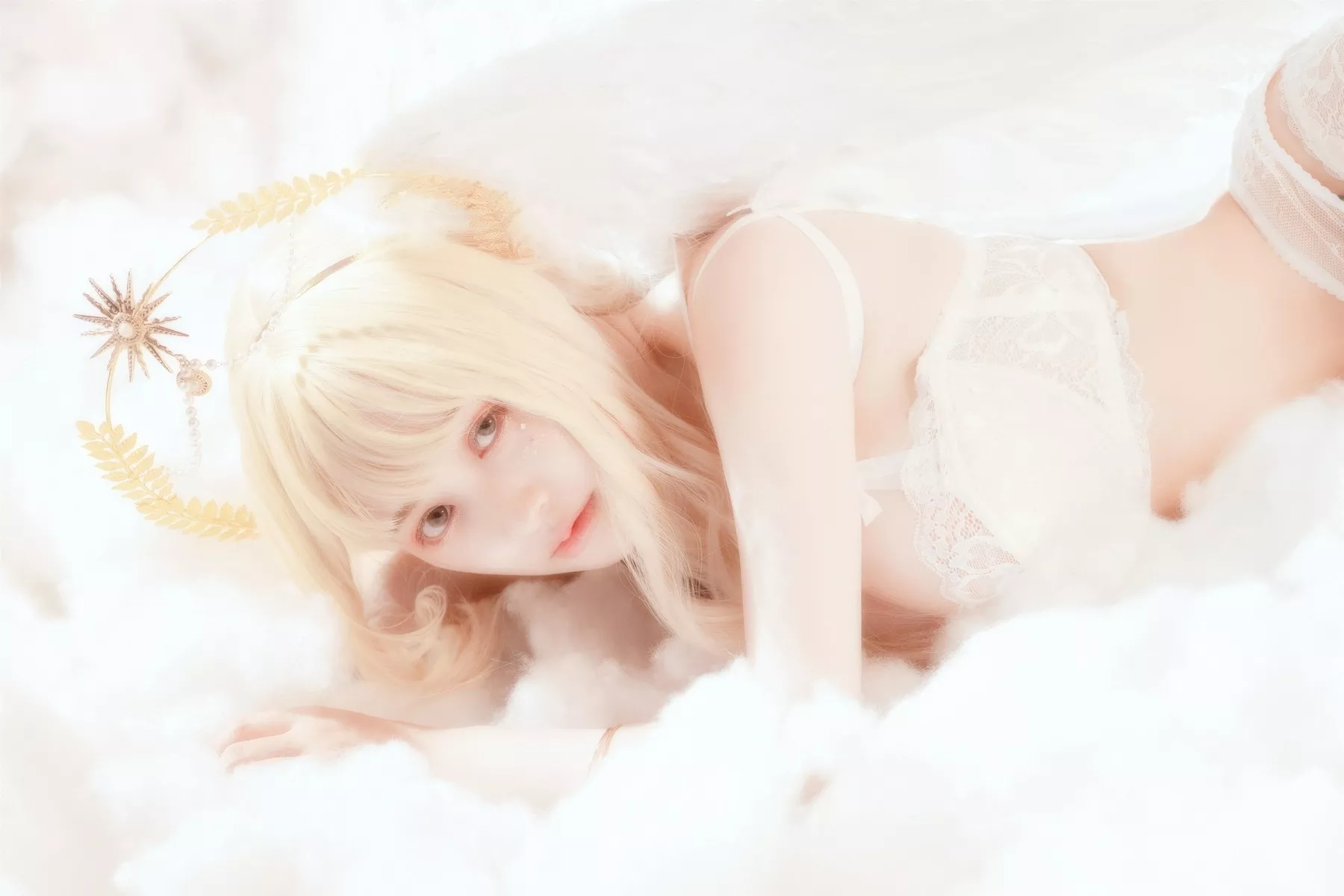 妩媚 Cosplay 尾巴天使 佳人 小何同学 私摄
