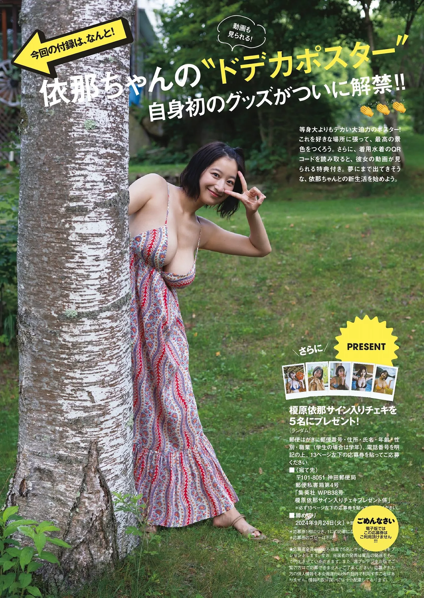 Playboy Nohara 公子写真 2024 Ina E 全集修正 �原依那Weekly 花花