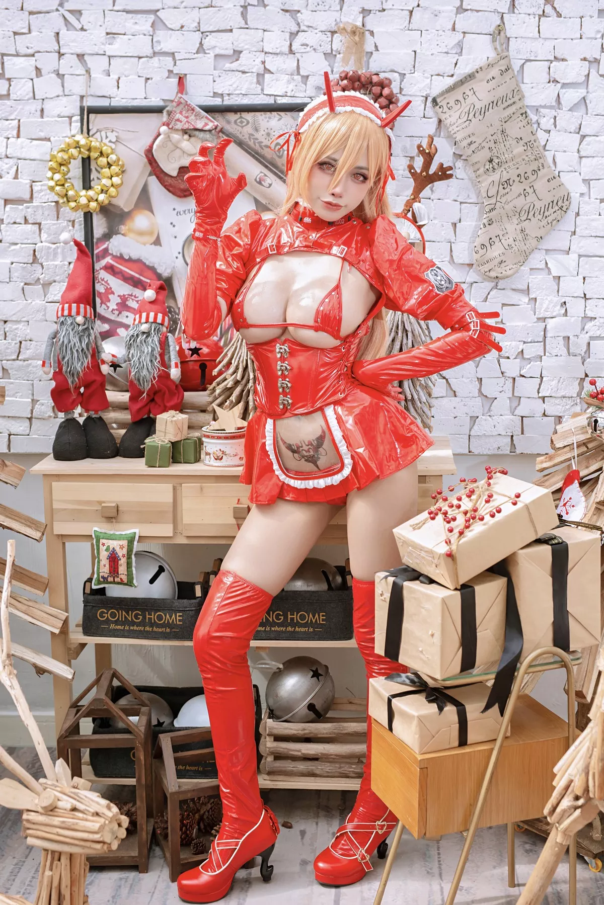 Chainsaw Cosplay Power 私房 魅魔 Man 萝莉 Byoru 美女