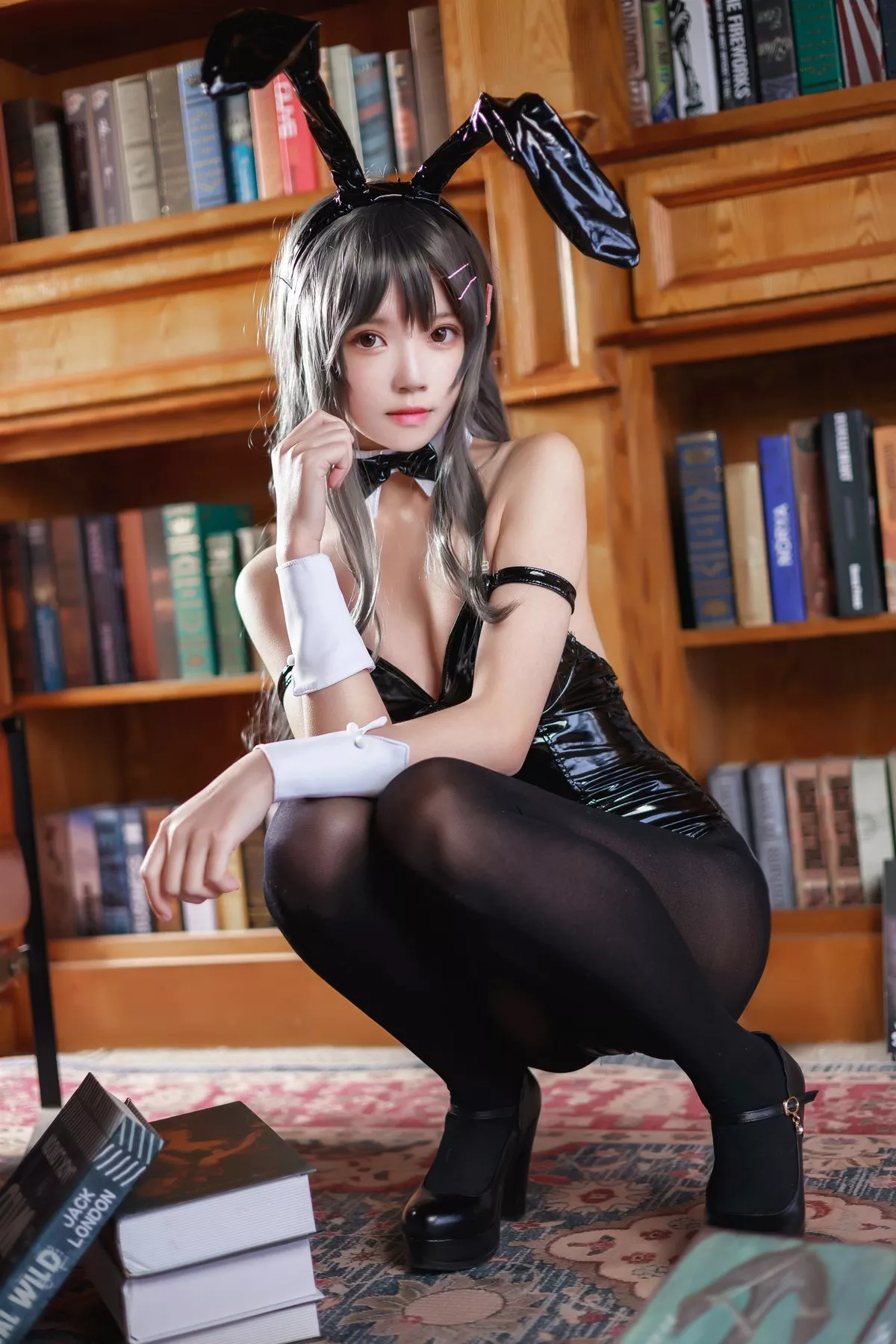�@桃喵 美女 Cosplay 樱岛麻衣兔女郎