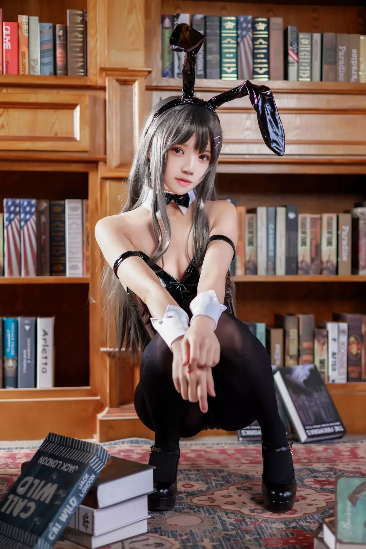 �@桃喵 美女 Cosplay 樱岛麻衣兔女郎