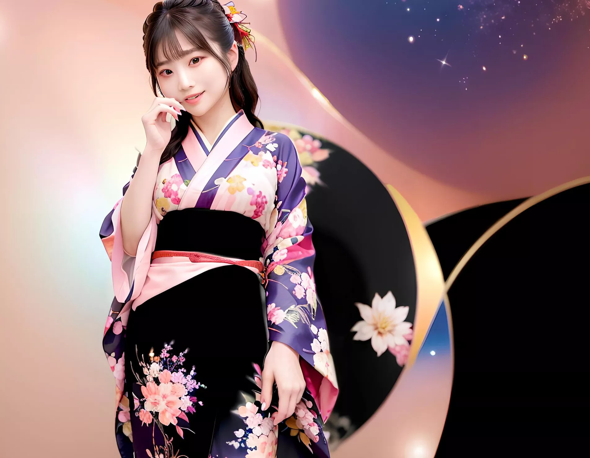 全集修正 瞳影浅笑之和风细语の妩媚旋律 AI美女 超清 艾妖儿