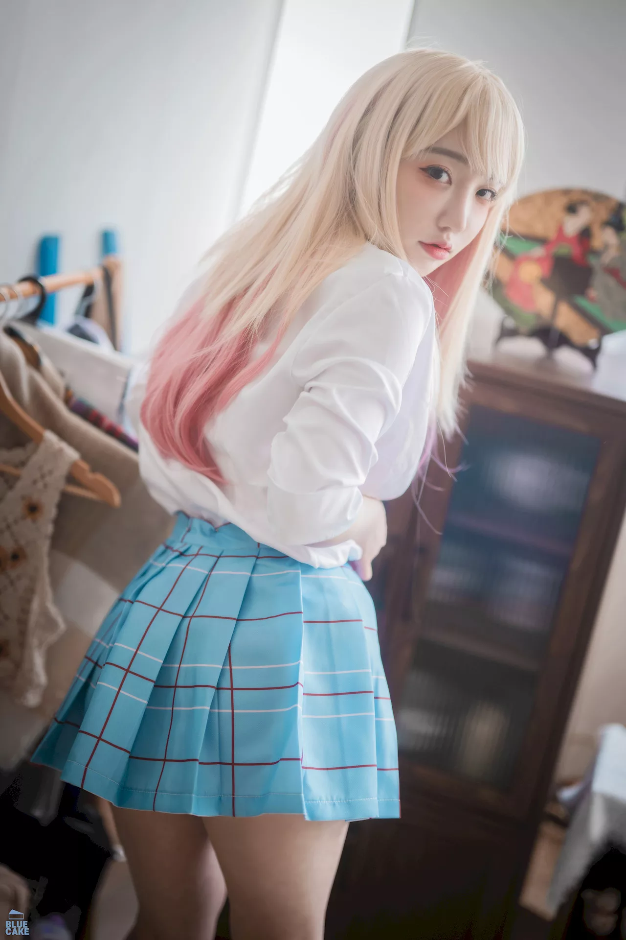 仙女 Son 摄影 Yeeun【BLUECAKE Marin White 韩国 Kitagawa Ver. 全集修正 蓝色蛋糕】