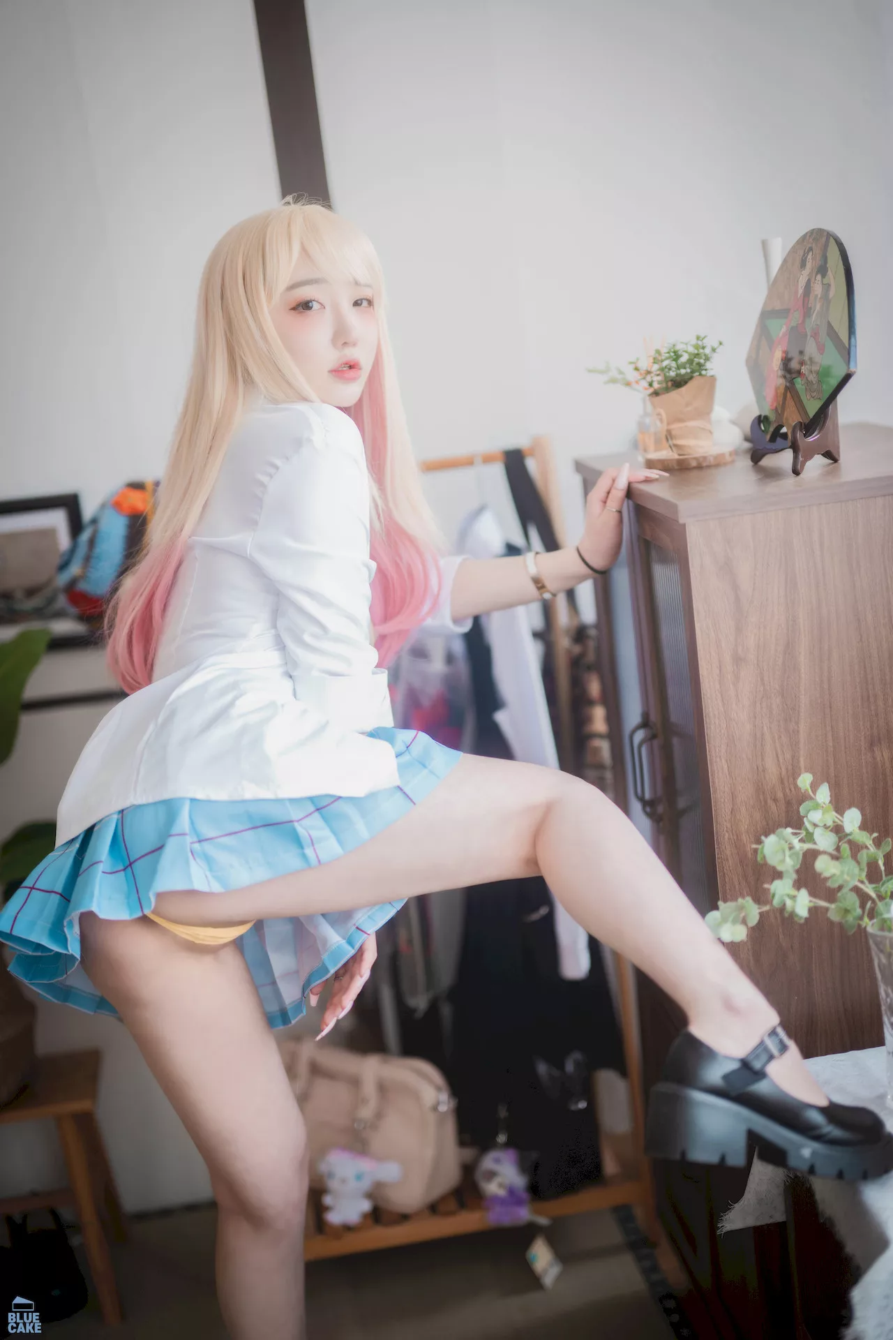 仙女 Son 摄影 Yeeun【BLUECAKE Marin White 韩国 Kitagawa Ver. 全集修正 蓝色蛋糕】