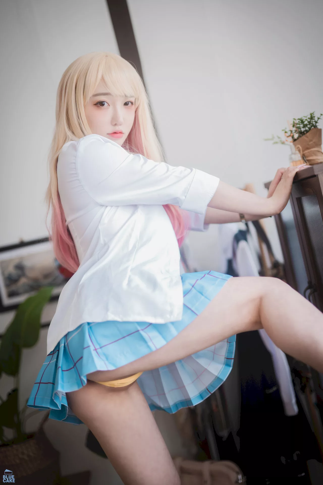 仙女 Son 摄影 Yeeun【BLUECAKE Marin White 韩国 Kitagawa Ver. 全集修正 蓝色蛋糕】
