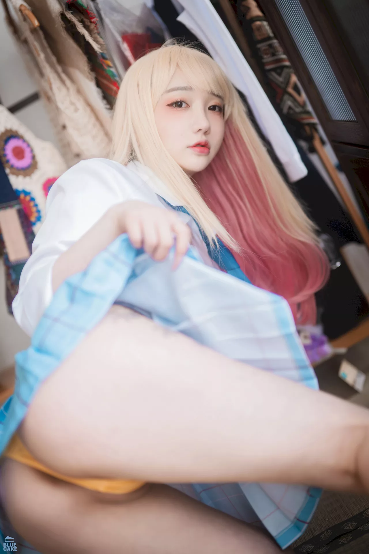 仙女 Son 摄影 Yeeun【BLUECAKE Marin White 韩国 Kitagawa Ver. 全集修正 蓝色蛋糕】