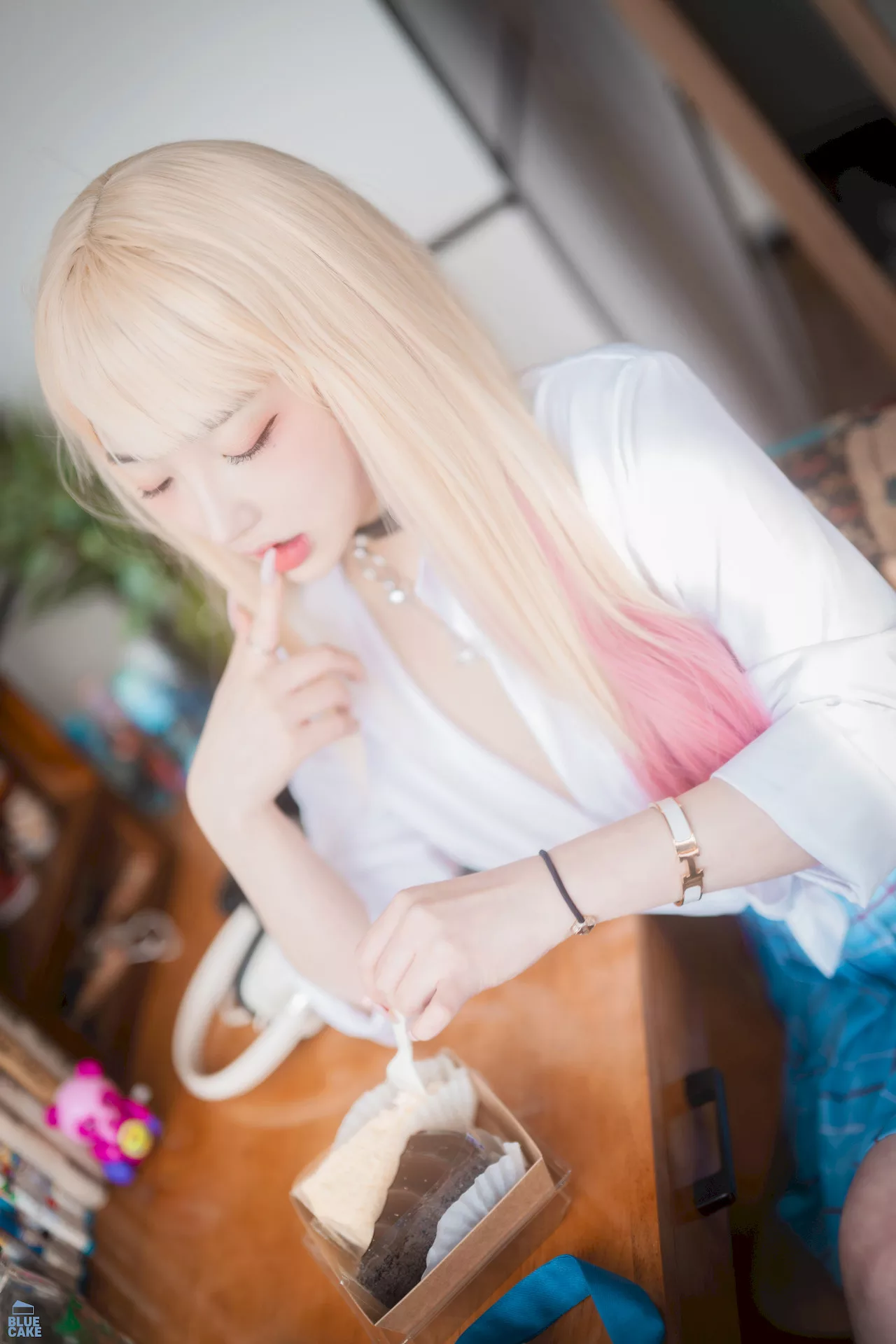 仙女 Son 摄影 Yeeun【BLUECAKE Marin White 韩国 Kitagawa Ver. 全集修正 蓝色蛋糕】