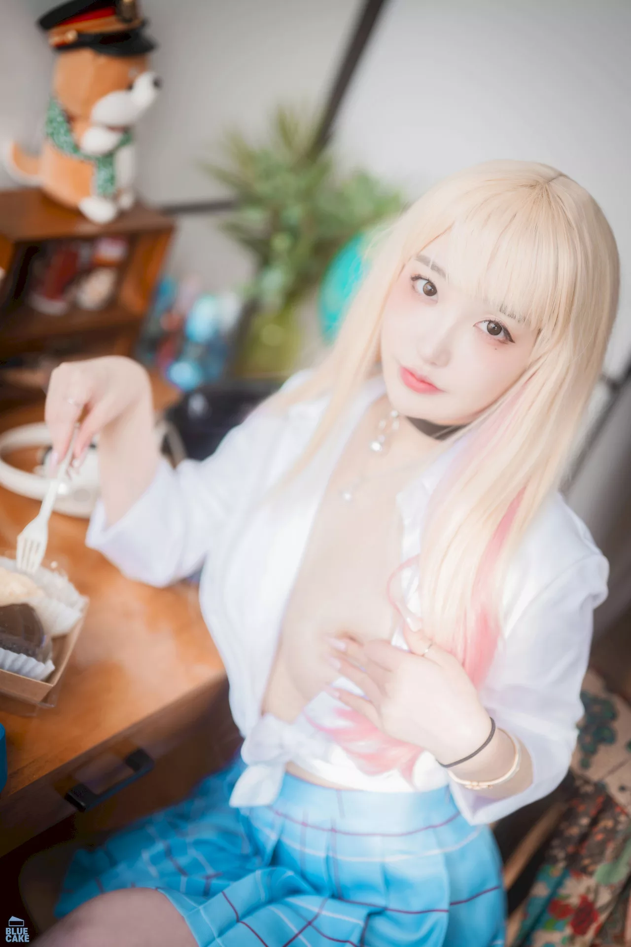 仙女 Son 摄影 Yeeun【BLUECAKE Marin White 韩国 Kitagawa Ver. 全集修正 蓝色蛋糕】