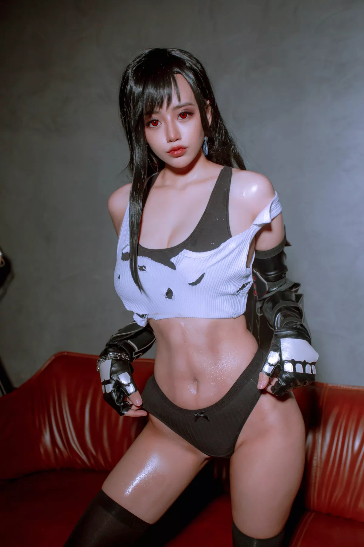 美女 Lockhart Byoru Tifa 妹子 Cosplay 私摄 妩媚