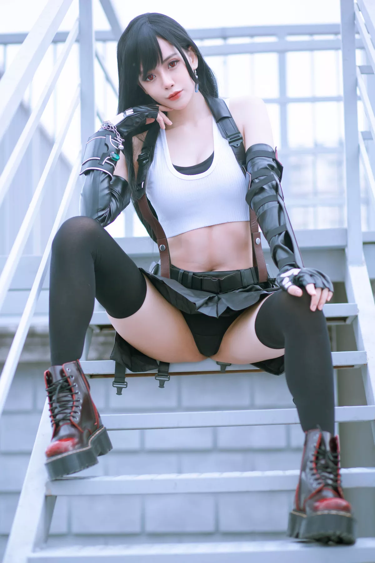 美女 Lockhart Byoru Tifa 妹子 Cosplay 私摄 妩媚