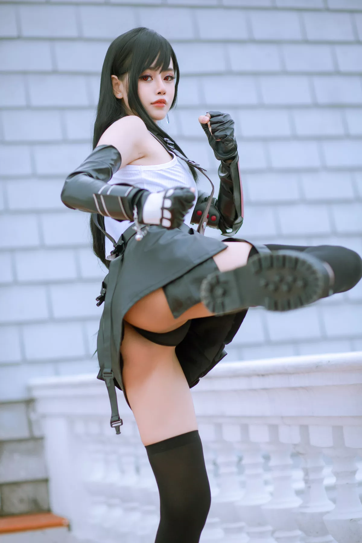 美女 Lockhart Byoru Tifa 妹子 Cosplay 私摄 妩媚