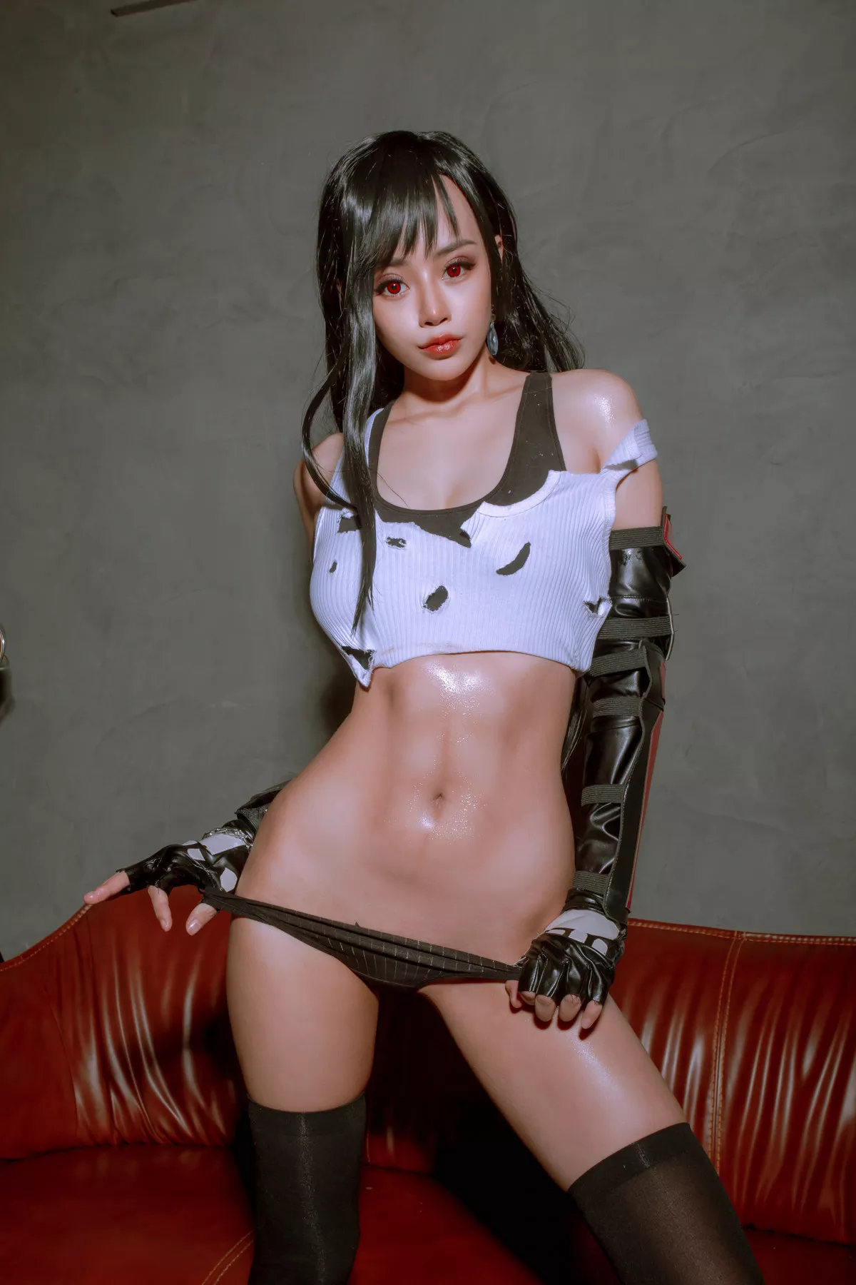 美女 Lockhart Byoru Tifa 妹子 Cosplay 私摄 妩媚