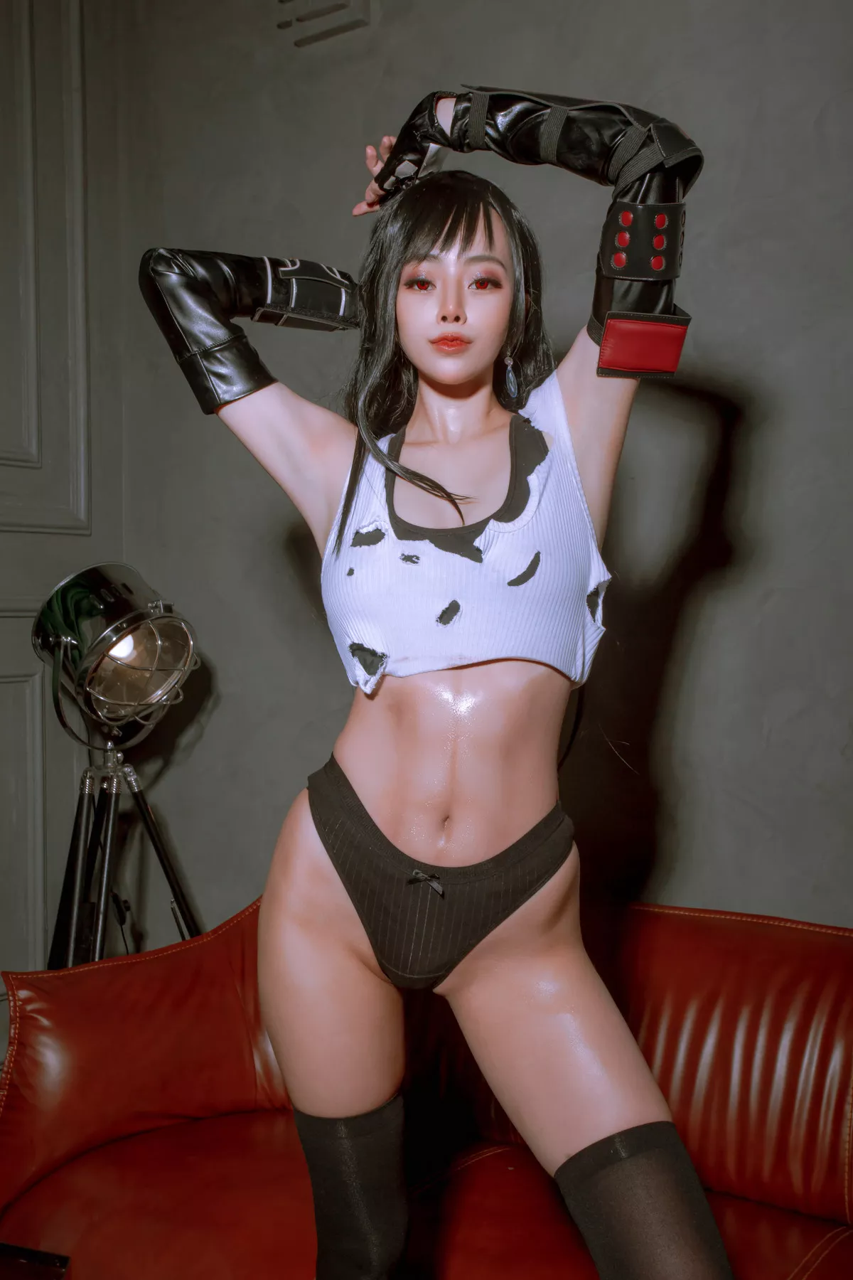 美女 Lockhart Byoru Tifa 妹子 Cosplay 私摄 妩媚