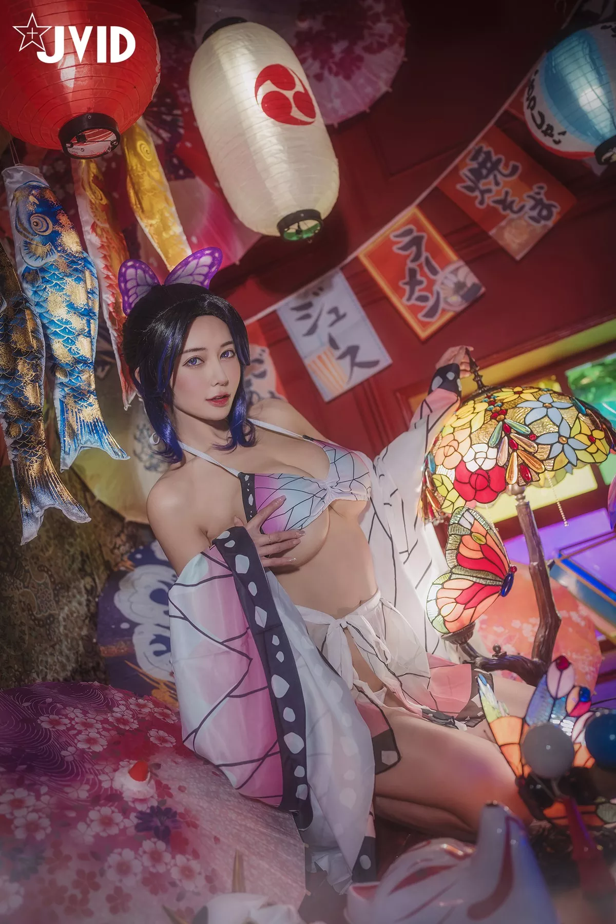 Nobu Shi 胡蝶しのぶ Cosplay 私房 女神 Vicky Kocho cc061 妩媚