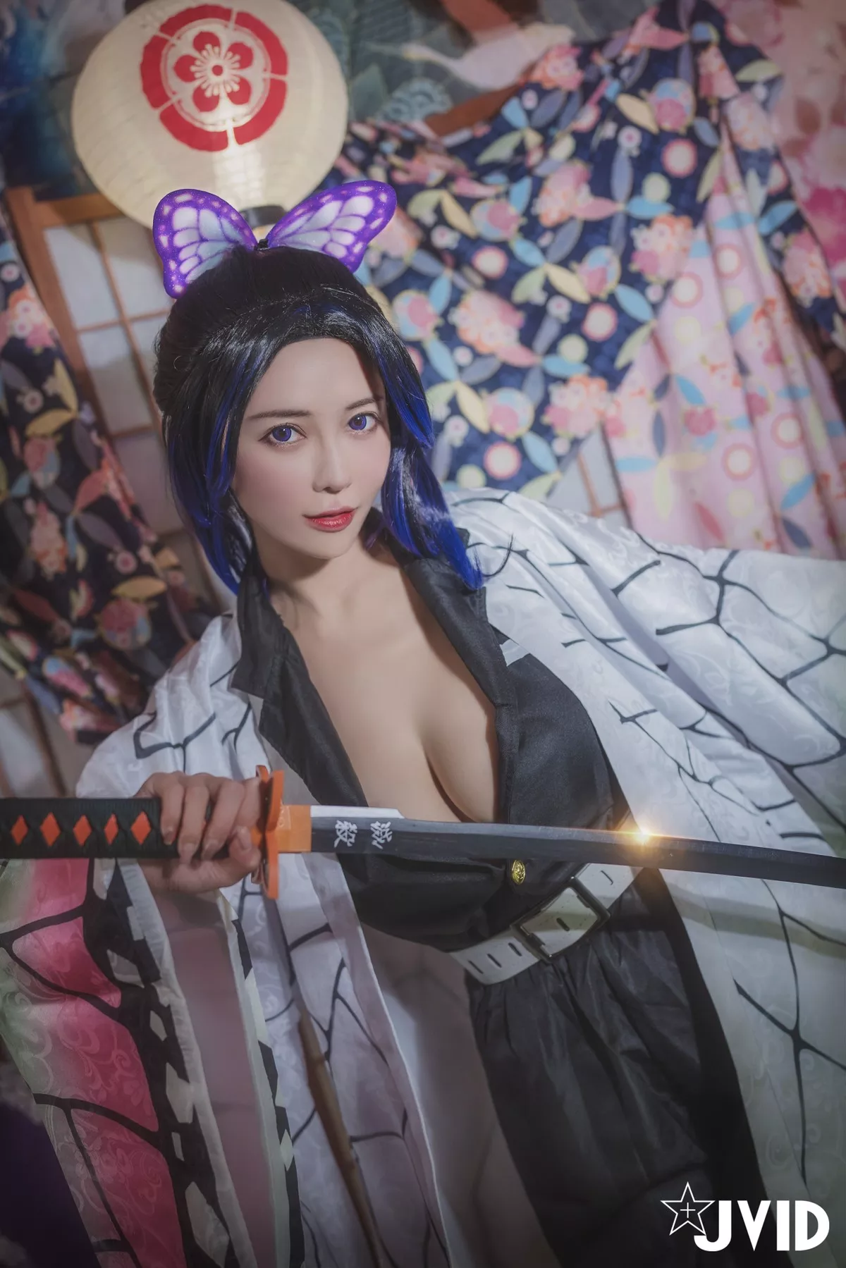 Nobu Shi 胡蝶しのぶ Cosplay 私房 女神 Vicky Kocho cc061 妩媚