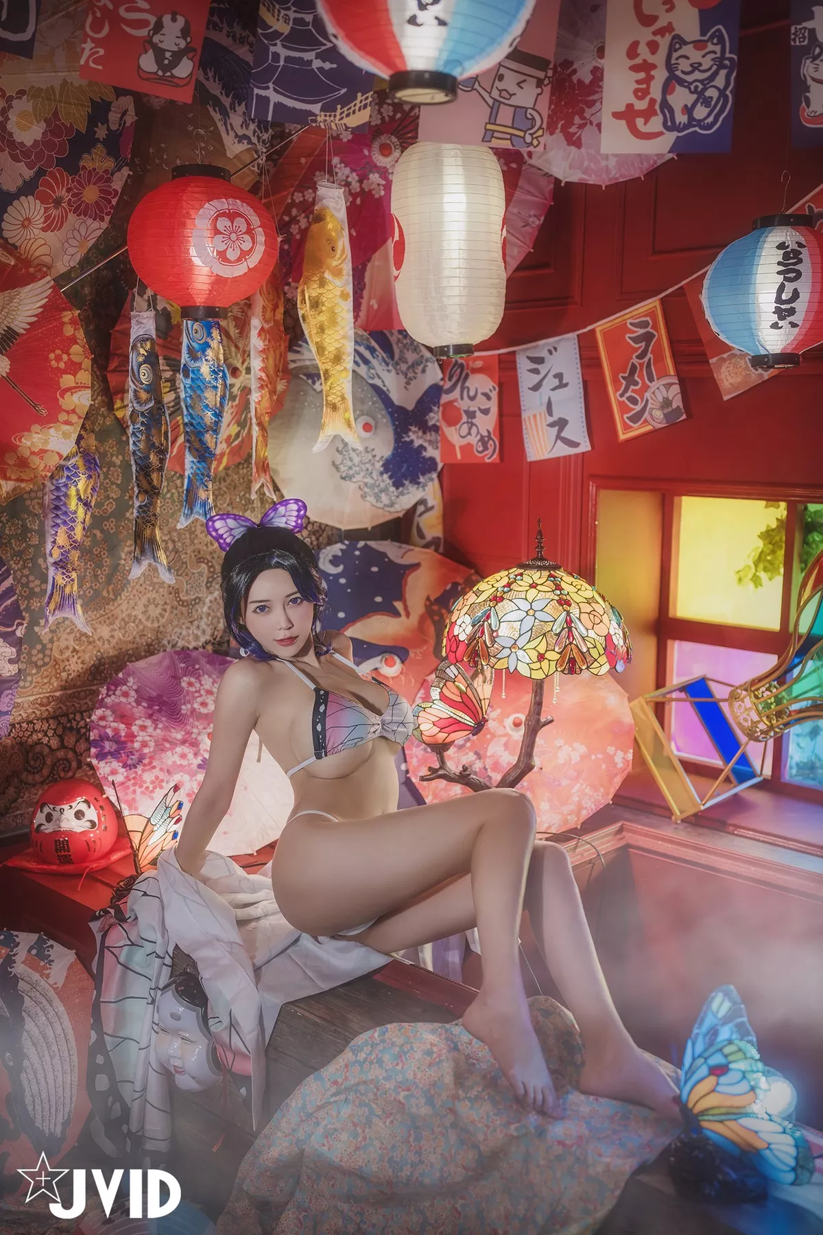 Nobu Shi 胡蝶しのぶ Cosplay 私房 女神 Vicky Kocho cc061 妩媚