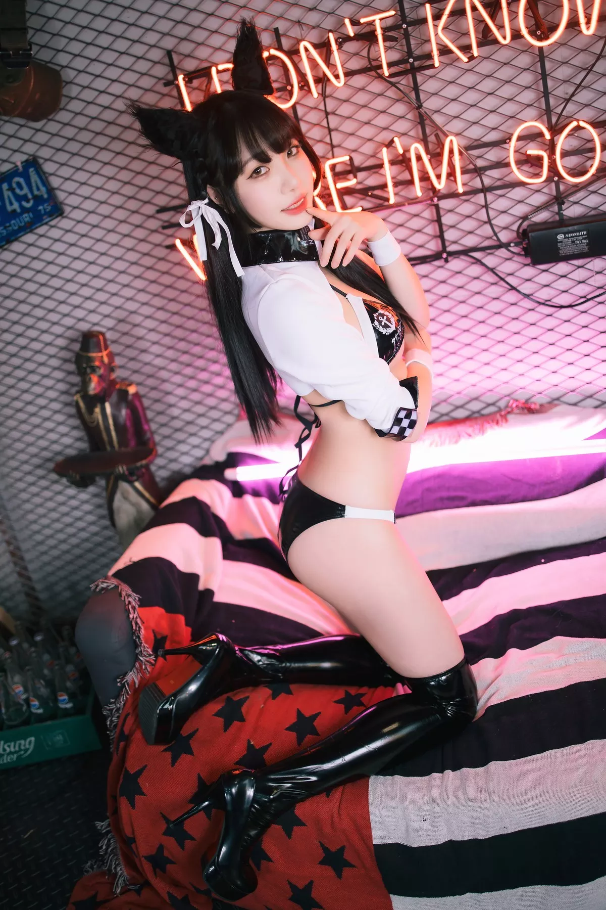 佳人 Sooflower Atago Racing 撩人 Queen 私拍 爱宕 Cosplay