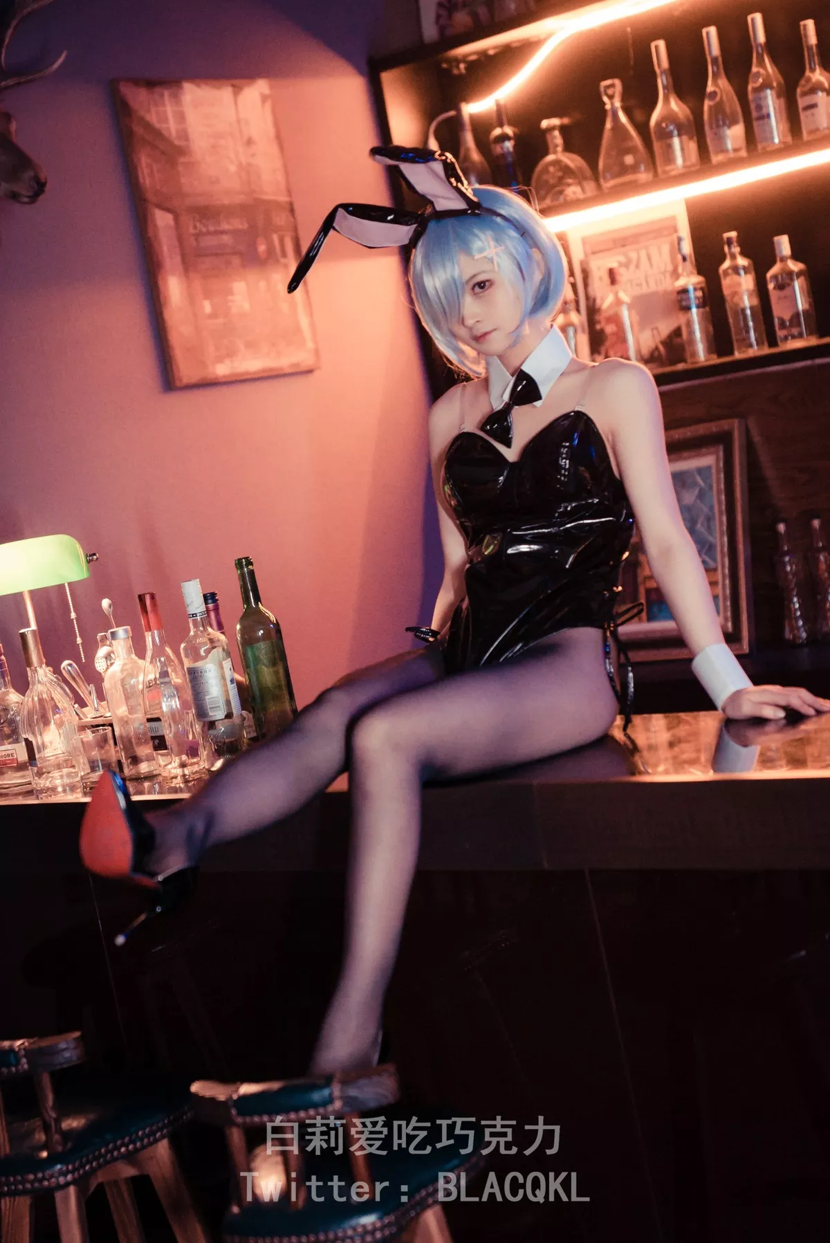 白莉爱吃巧克力 福报 兔女郎 Cosplay 尤物 蕾姆