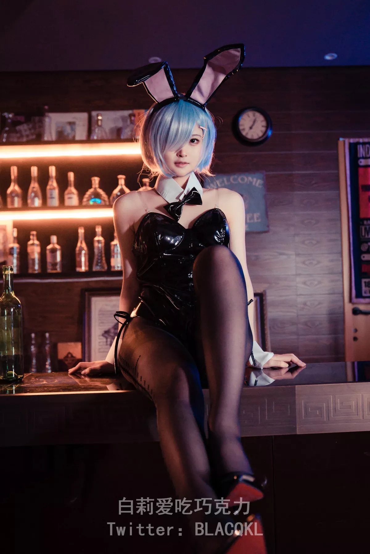 白莉爱吃巧克力 福报 兔女郎 Cosplay 尤物 蕾姆