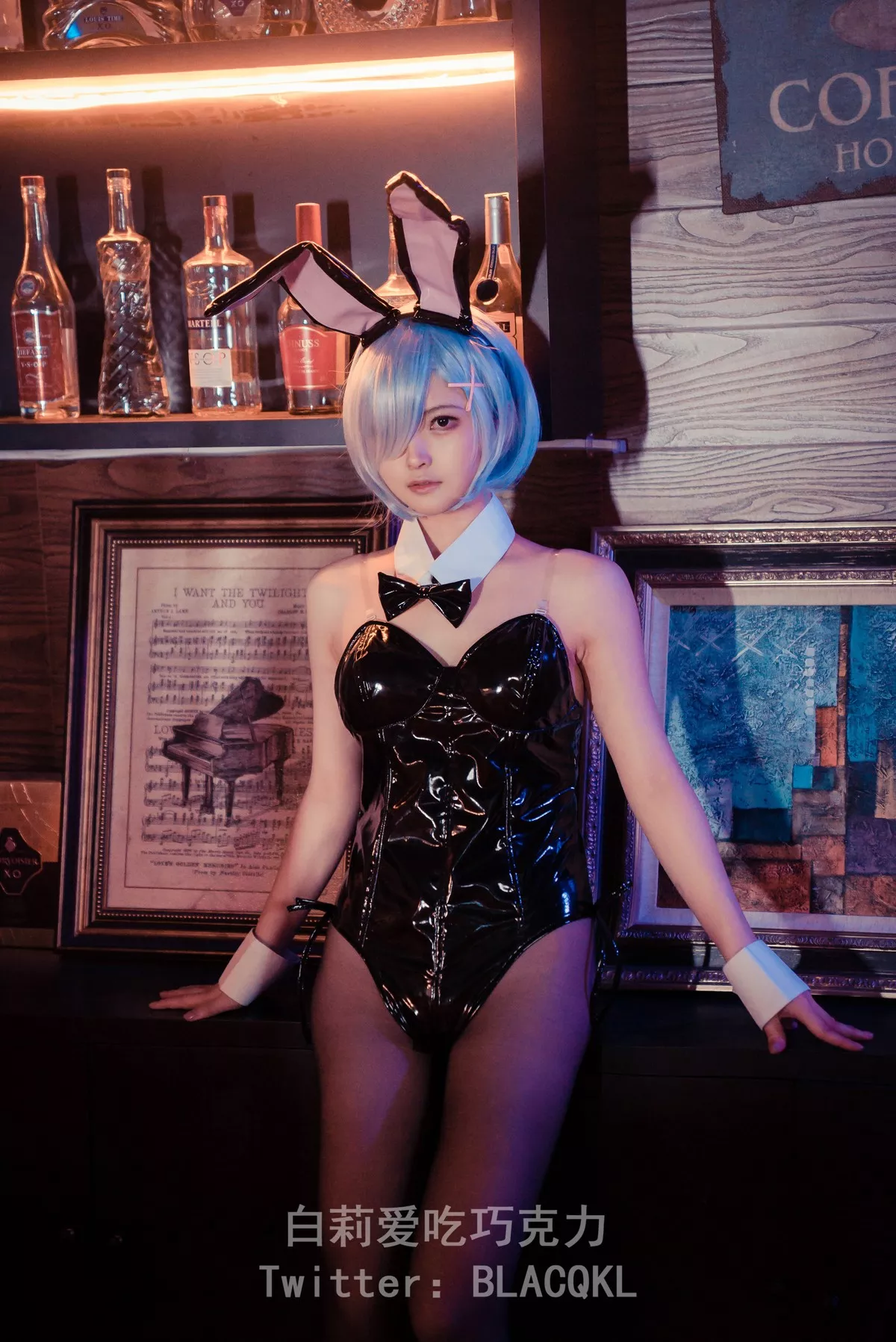 白莉爱吃巧克力 福报 兔女郎 Cosplay 尤物 蕾姆