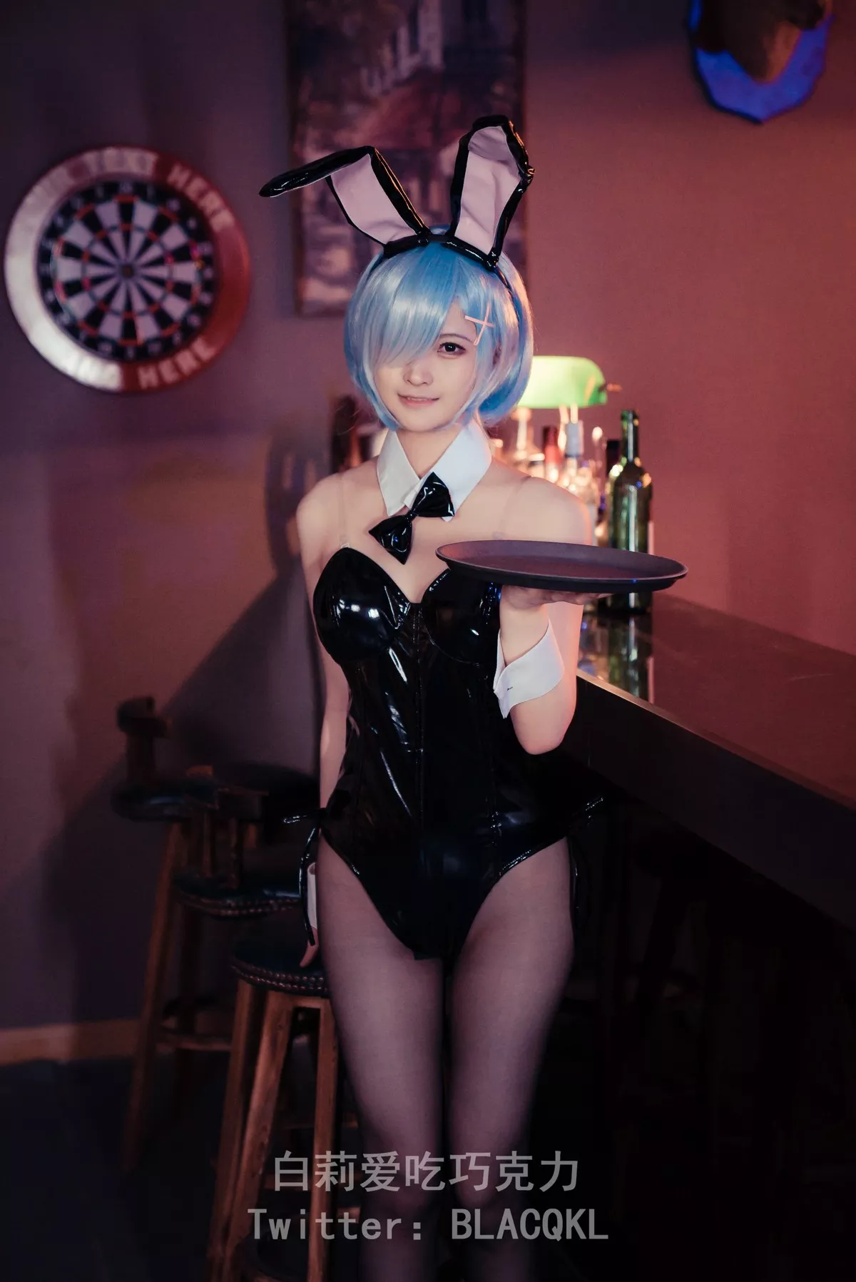白莉爱吃巧克力 福报 兔女郎 Cosplay 尤物 蕾姆