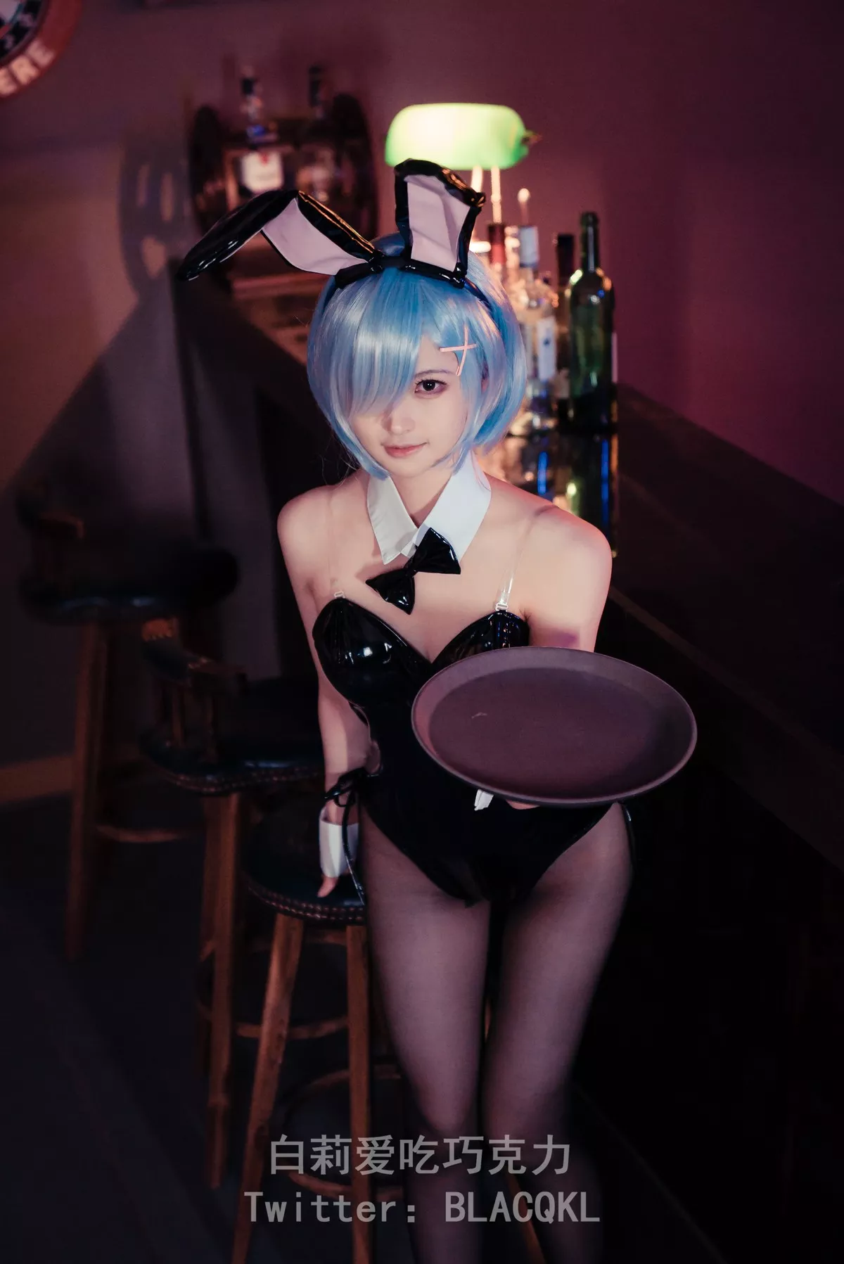 白莉爱吃巧克力 福报 兔女郎 Cosplay 尤物 蕾姆
