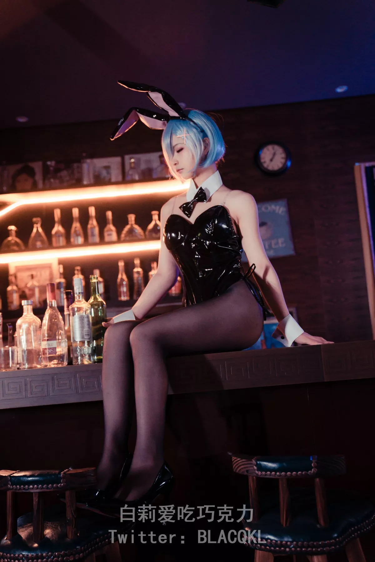 白莉爱吃巧克力 福报 兔女郎 Cosplay 尤物 蕾姆