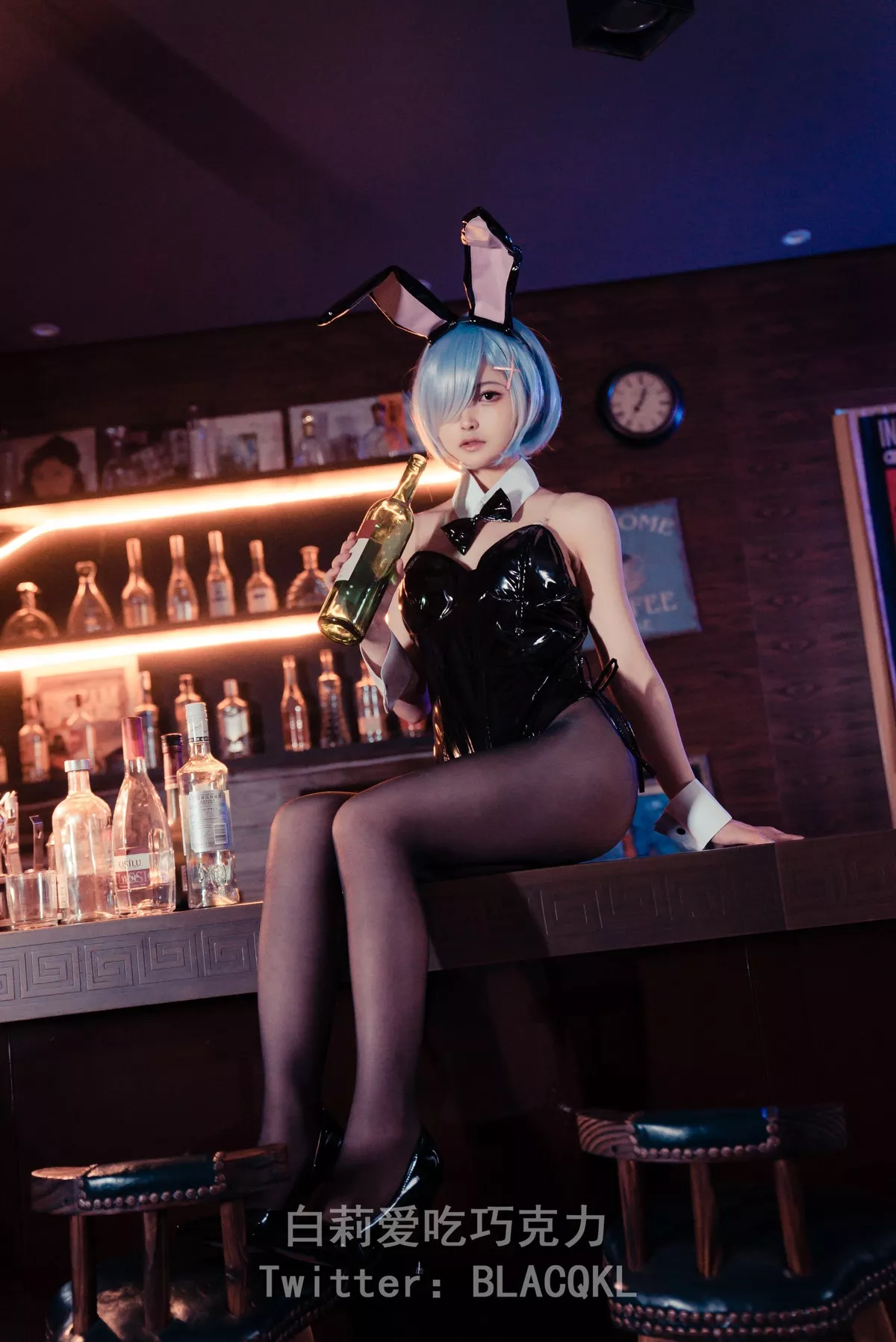 白莉爱吃巧克力 福报 兔女郎 Cosplay 尤物 蕾姆