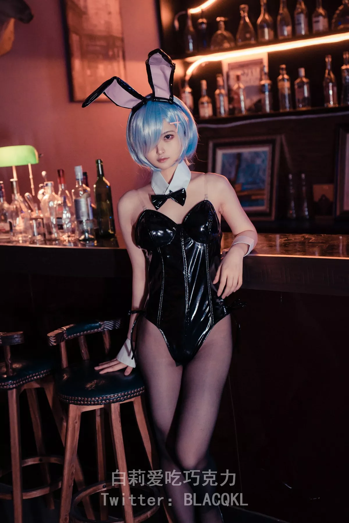 白莉爱吃巧克力 福报 兔女郎 Cosplay 尤物 蕾姆