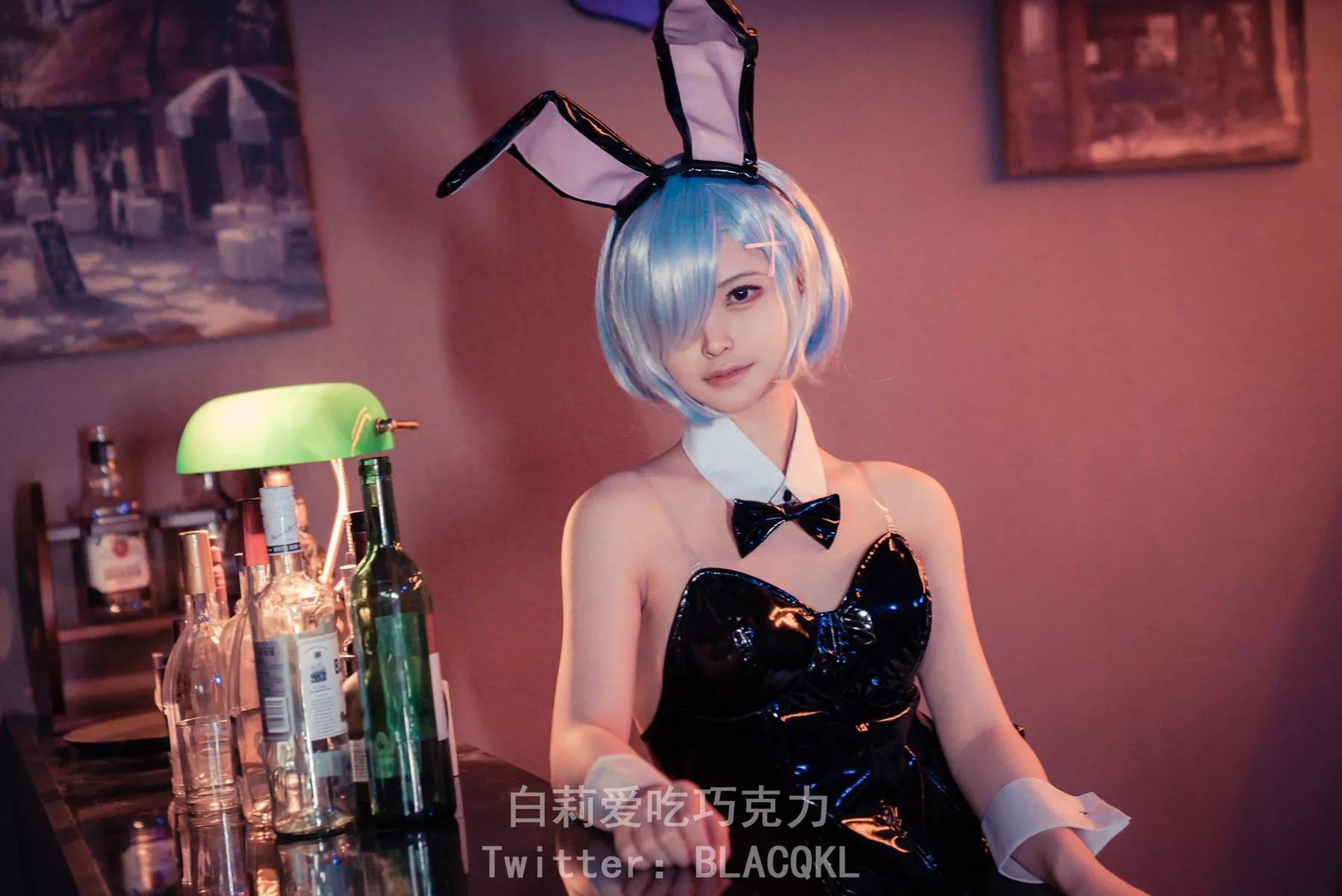 白莉爱吃巧克力 福报 兔女郎 Cosplay 尤物 蕾姆
