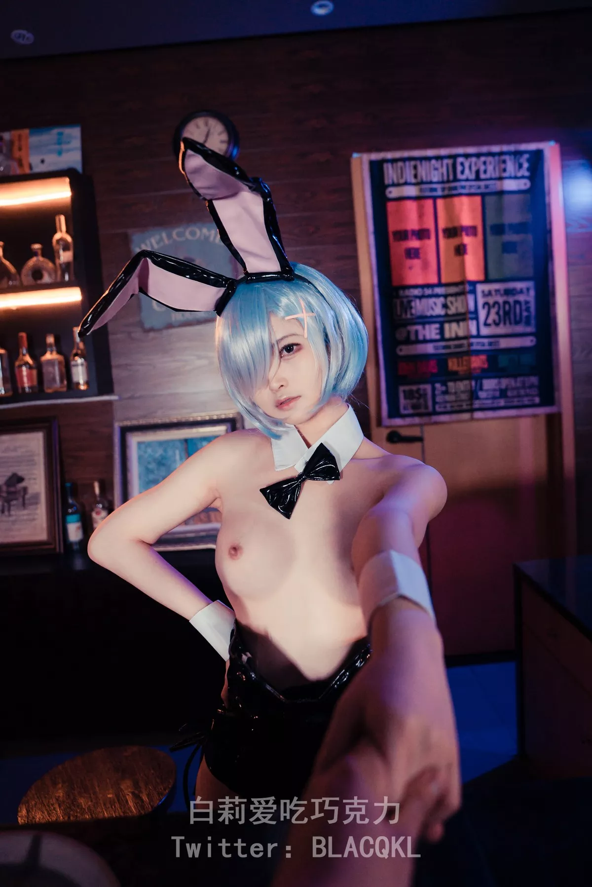 白莉爱吃巧克力 福报 兔女郎 Cosplay 尤物 蕾姆