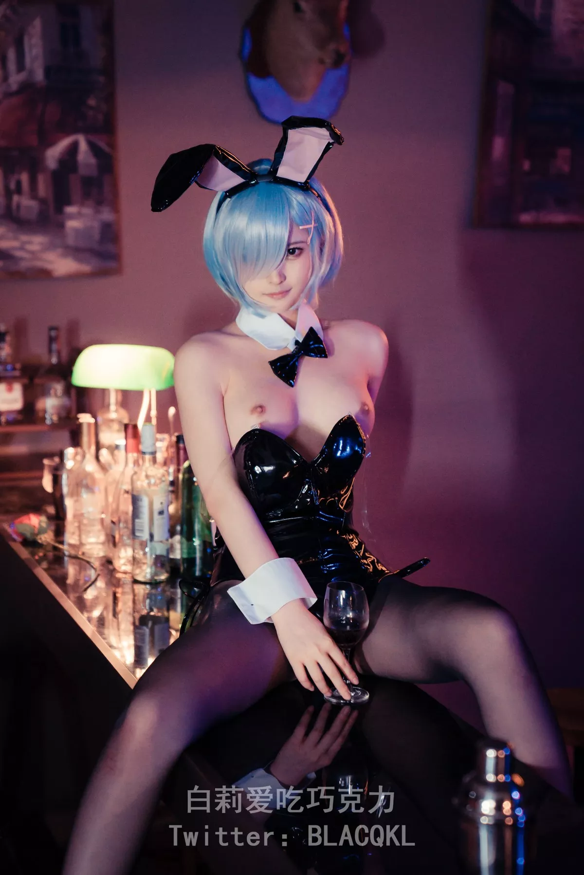 白莉爱吃巧克力 福报 兔女郎 Cosplay 尤物 蕾姆