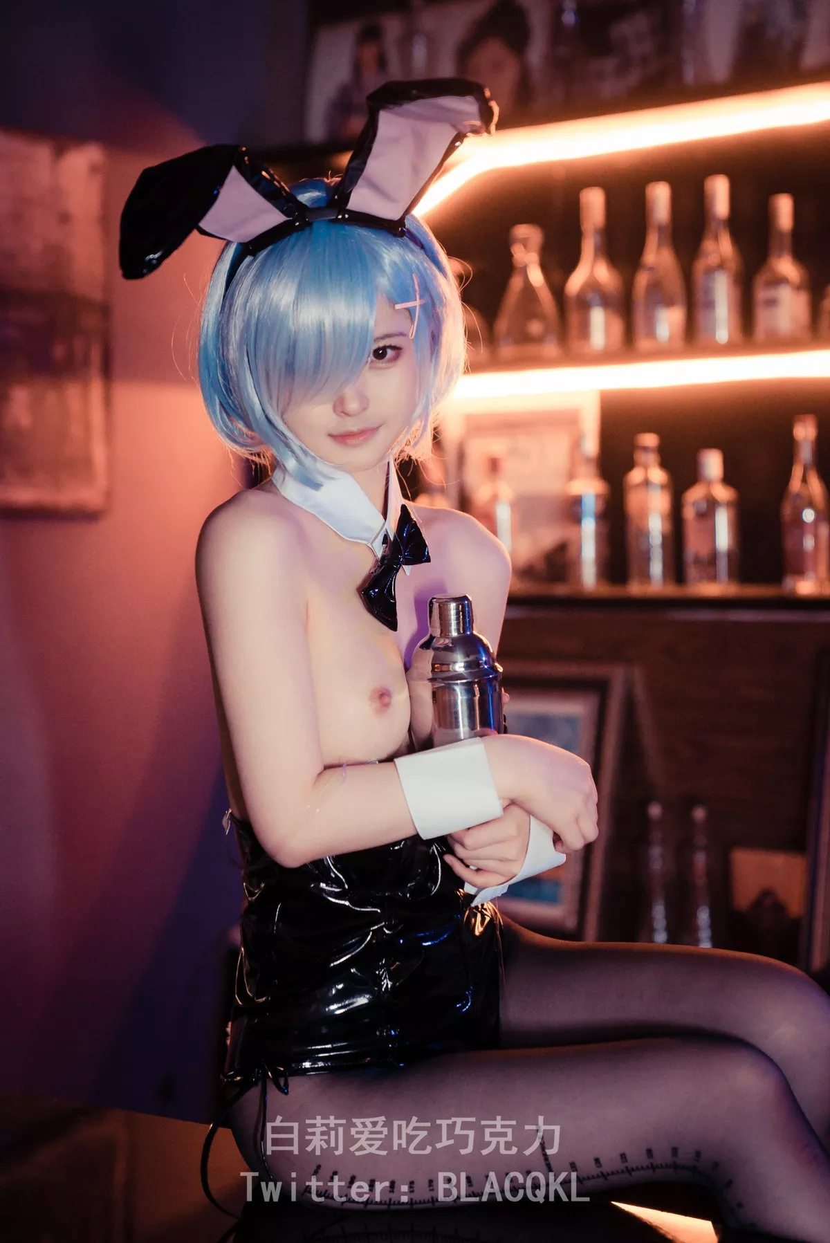 白莉爱吃巧克力 福报 兔女郎 Cosplay 尤物 蕾姆