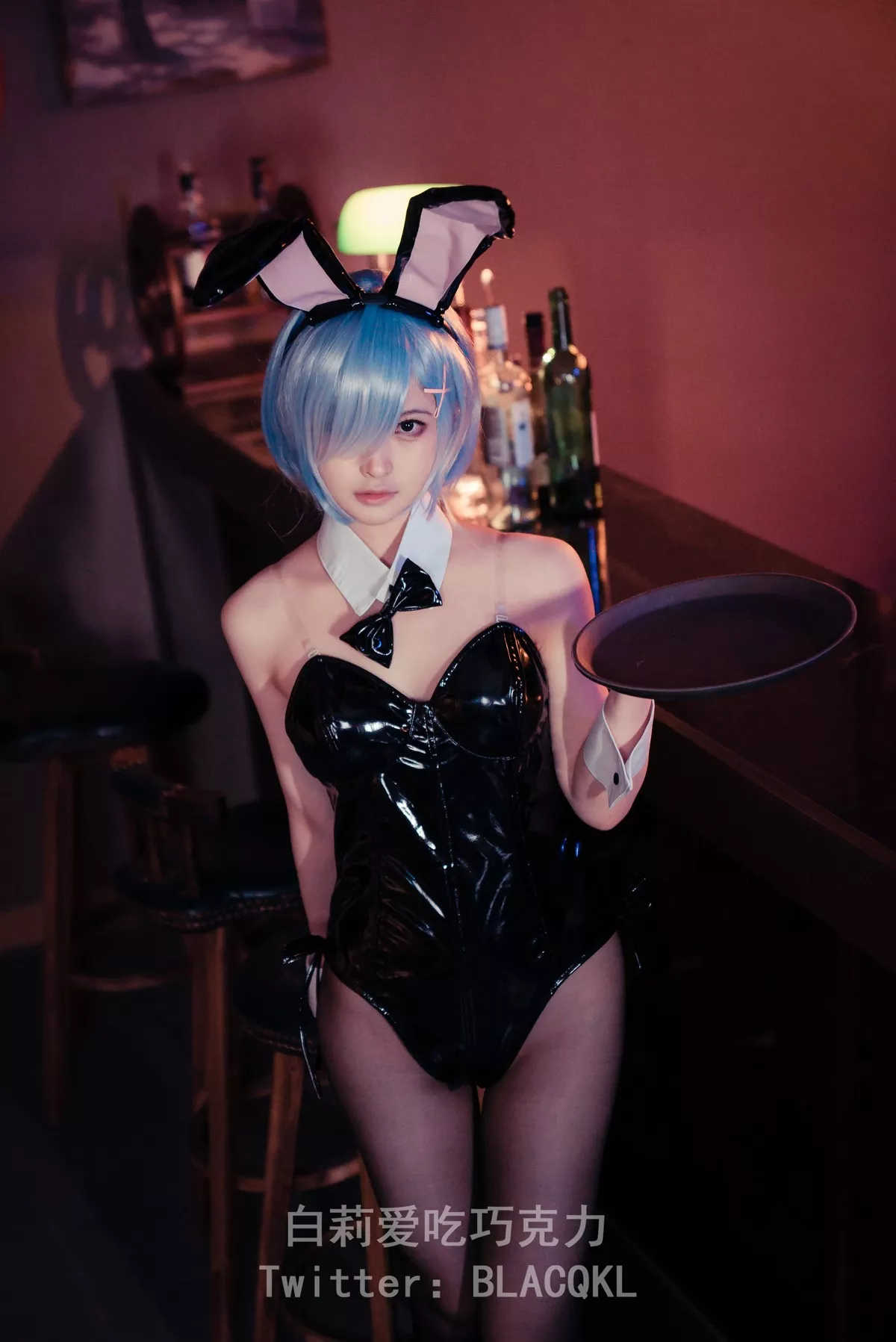 白莉爱吃巧克力 福报 兔女郎 Cosplay 尤物 蕾姆