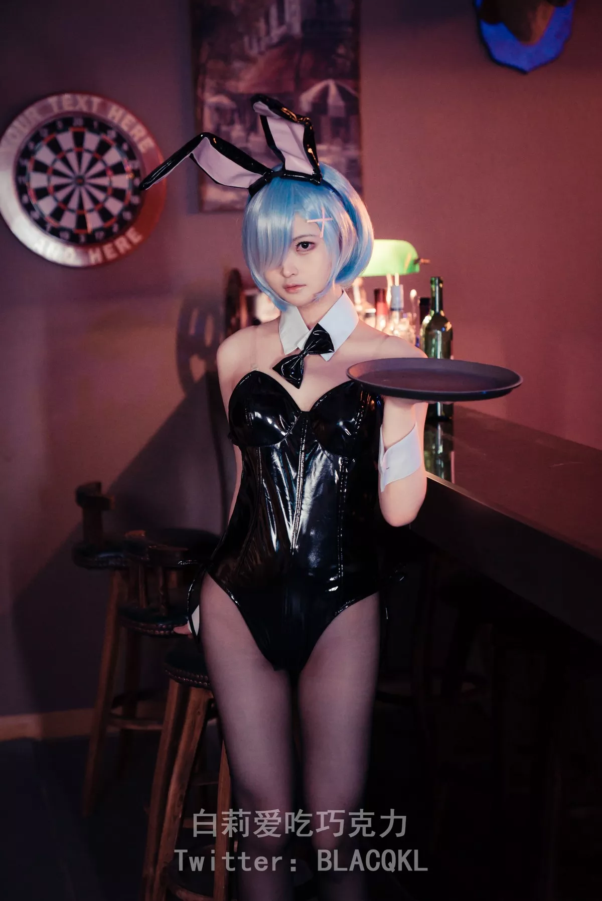 白莉爱吃巧克力 福报 兔女郎 Cosplay 尤物 蕾姆