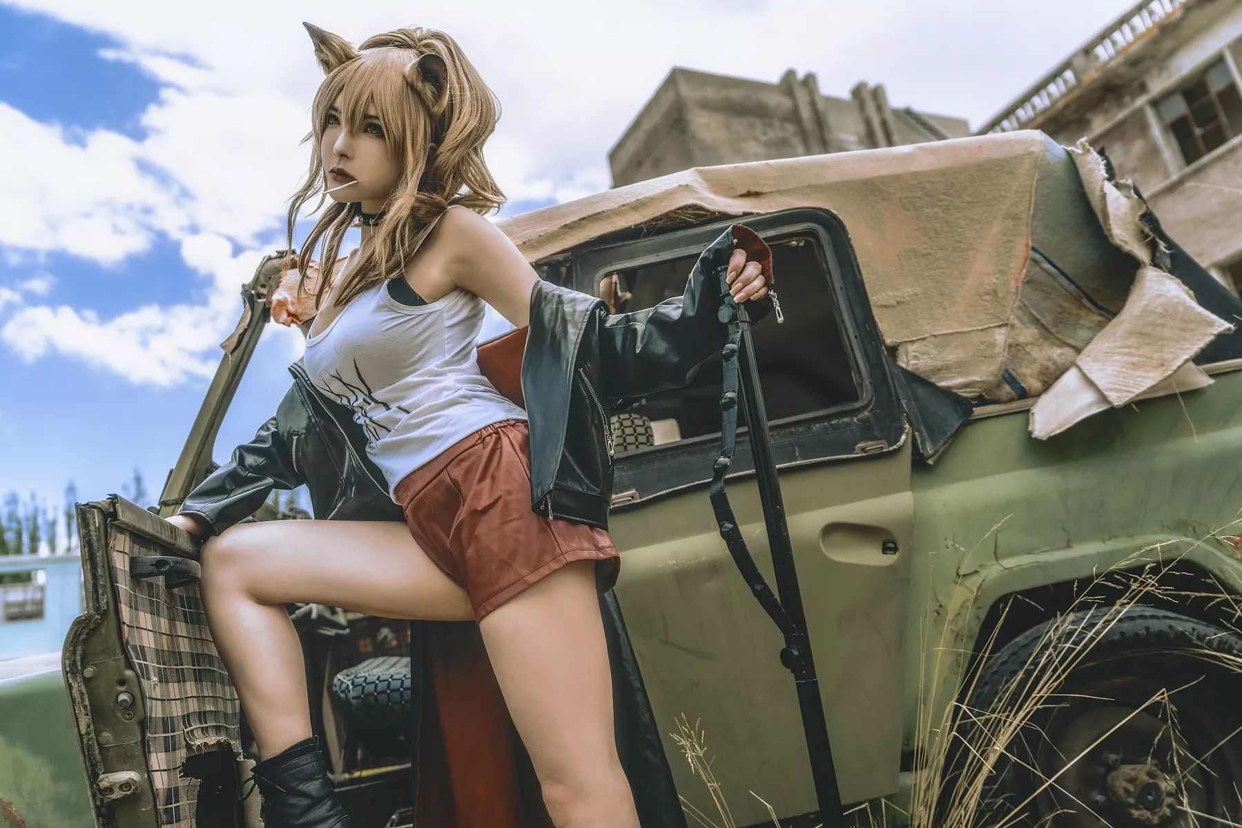 秋和柯基 Cosplay 推进之王 密拍 美人 妩媚