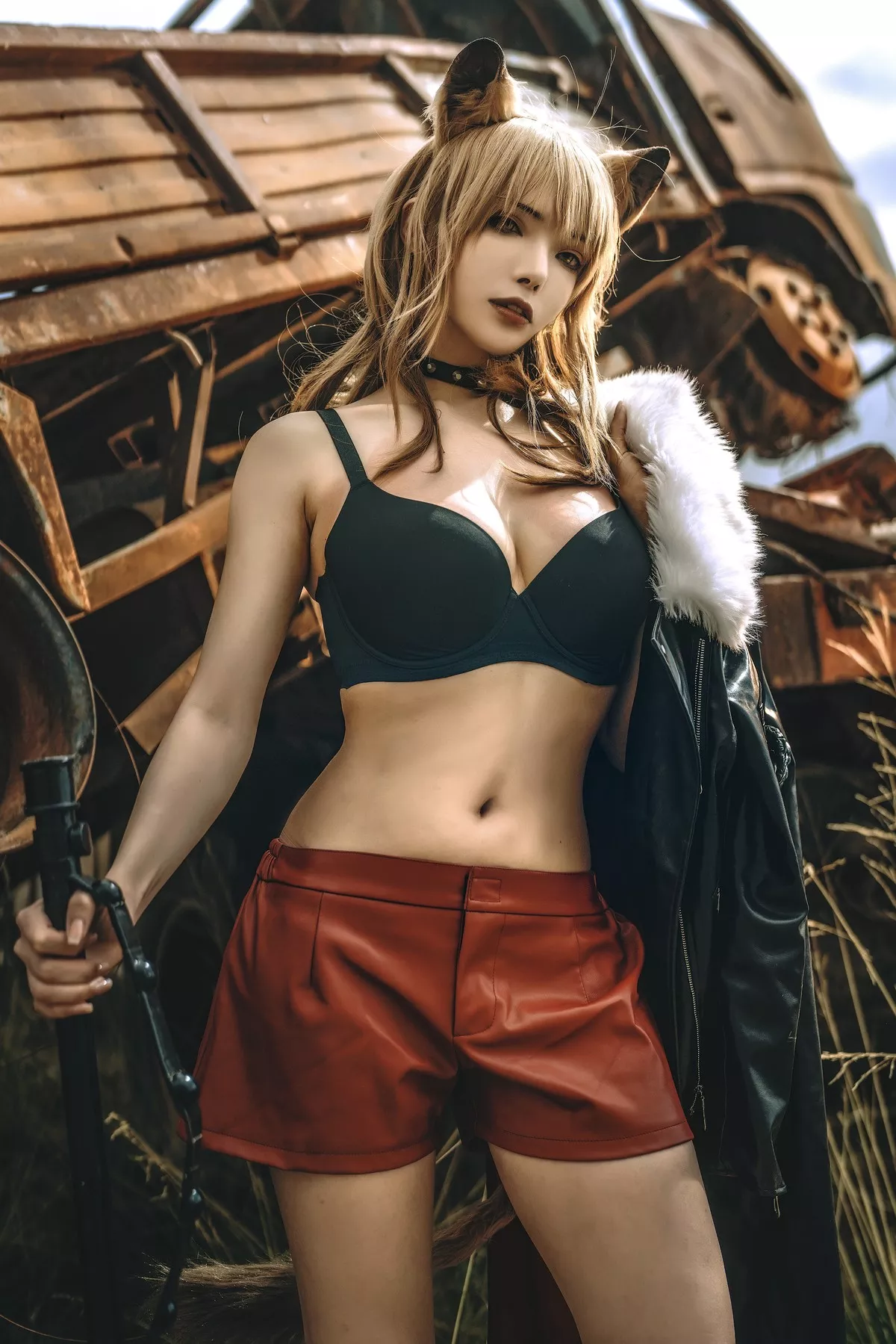 秋和柯基 Cosplay 推进之王 密拍 美人 妩媚