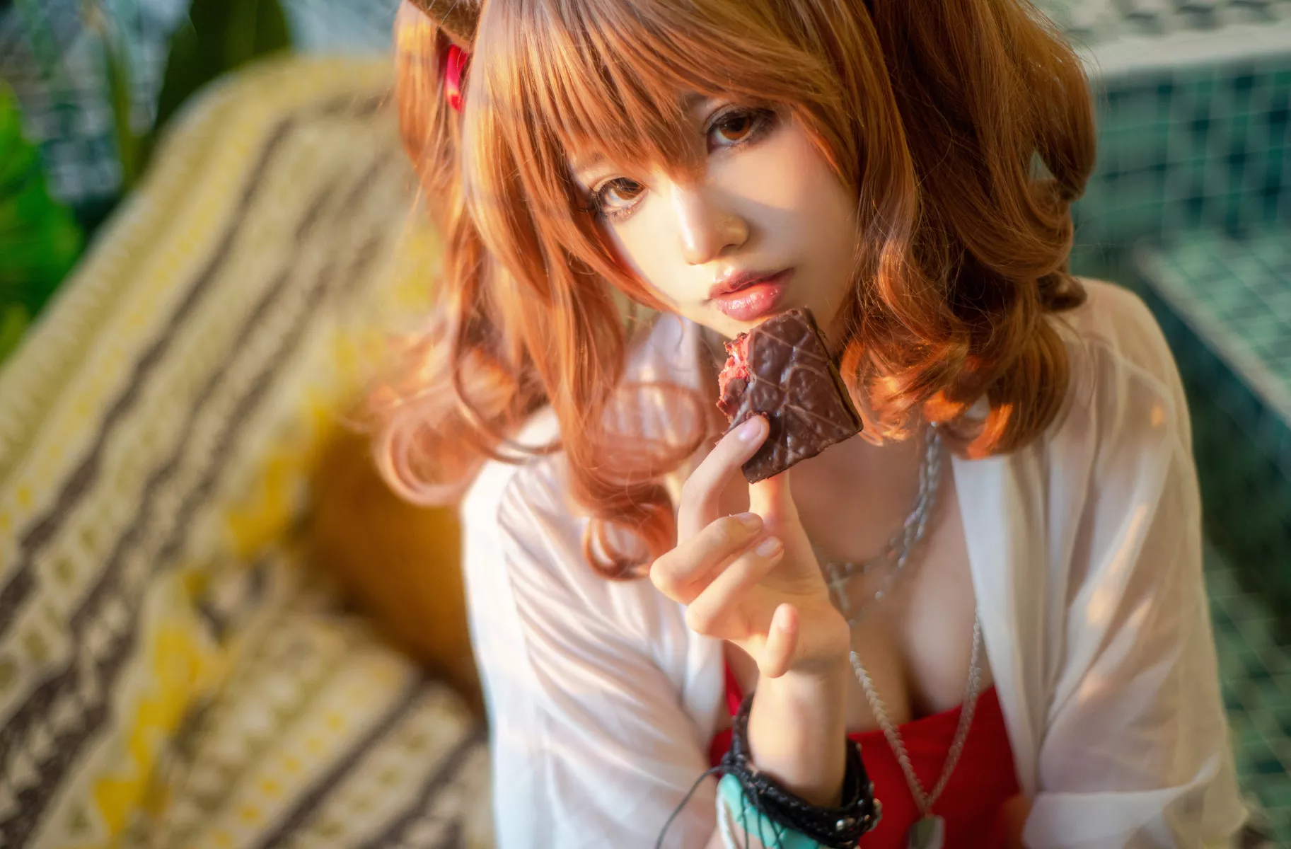 明日方舟 Cosplay 夏卉泳衣 工藤新伍 佳人 莉娜 安洁
