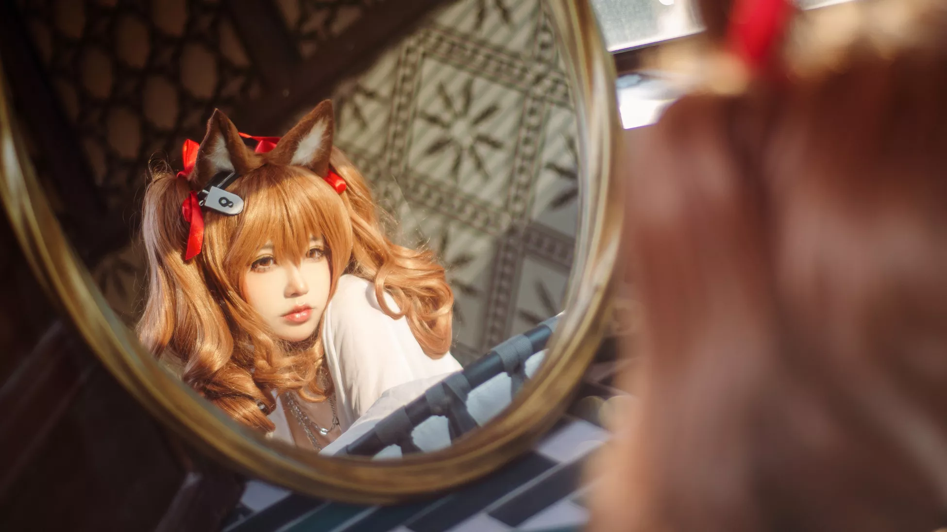 明日方舟 Cosplay 夏卉泳衣 工藤新伍 佳人 莉娜 安洁
